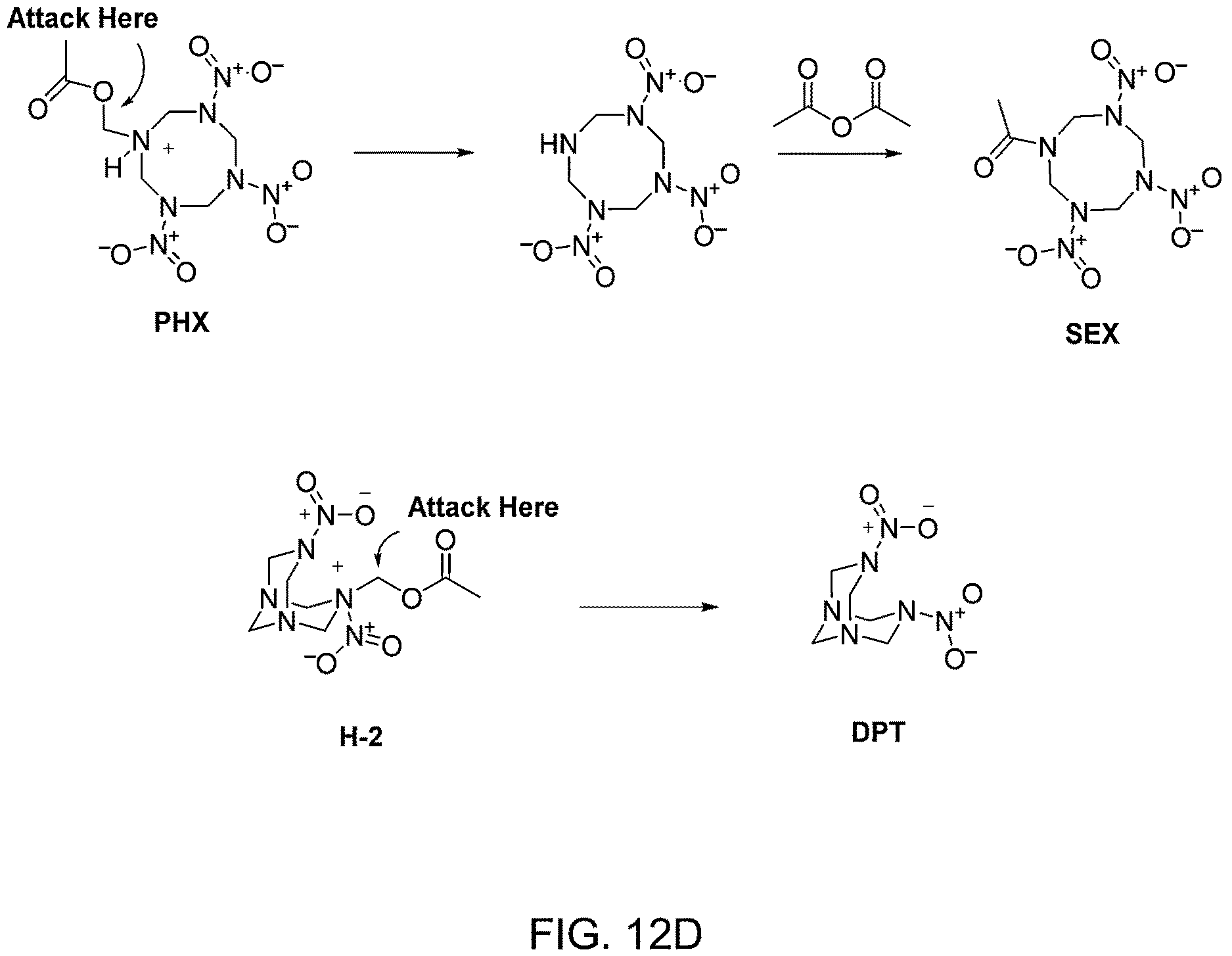 Patent US12617761 Figure 15 – Process for producing hexahydro 1,3,5-trinitro-1,3,5-triazine and octahydro-1,3,5,7-tetranitro-1,3,5,7-tetrazocine