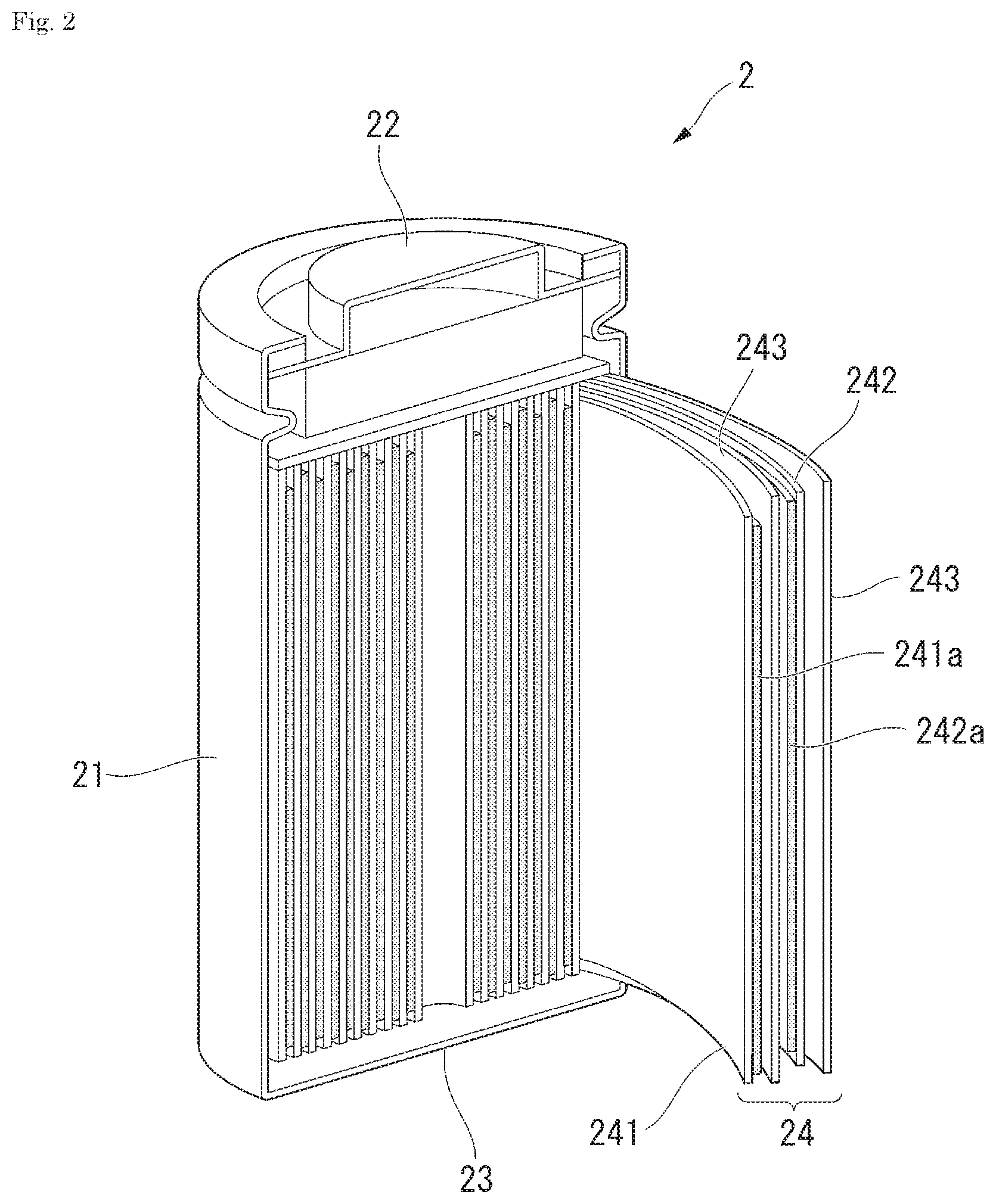 Patent US12617977 Figure 2 – Pressure sensitive adhesive sheet for batteries and lithium-ion battery