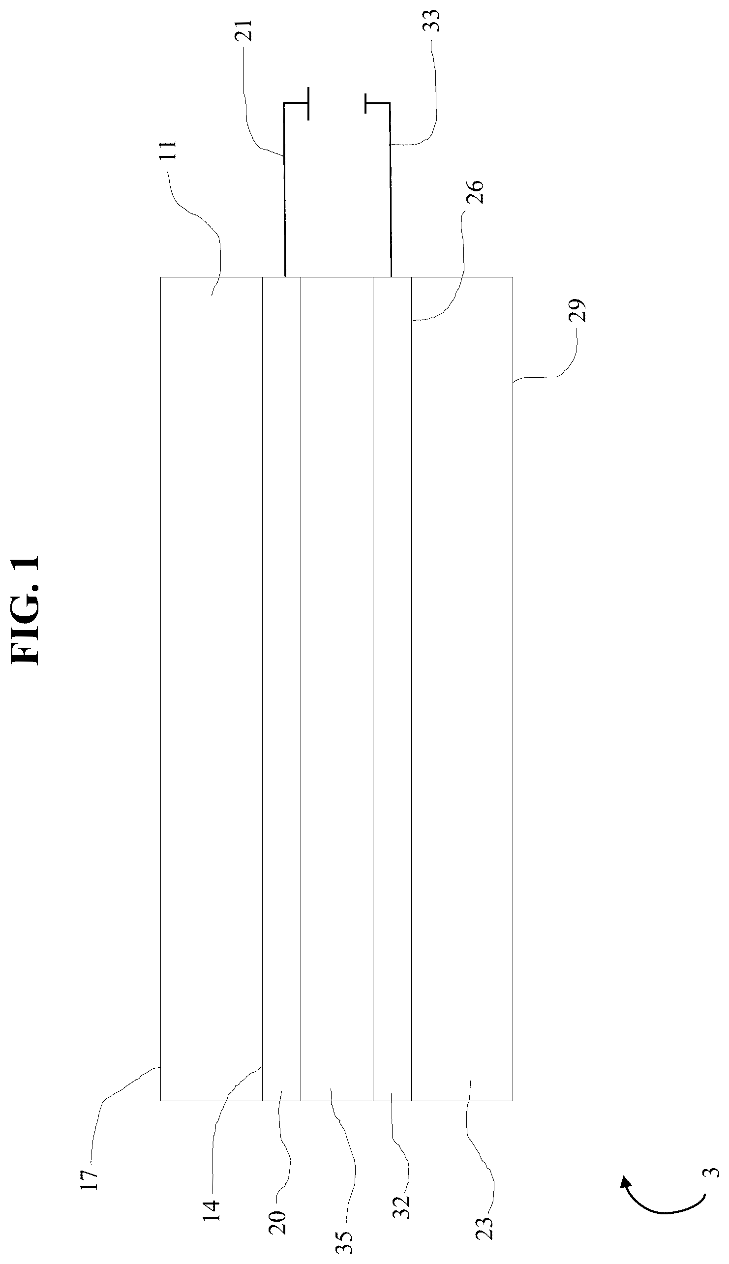 Patent US12618003 Figure 1 – Electrochromic devices and compositions including poly((diallyldimethylammonium bis (substituted-sulfonyl)imide anion))