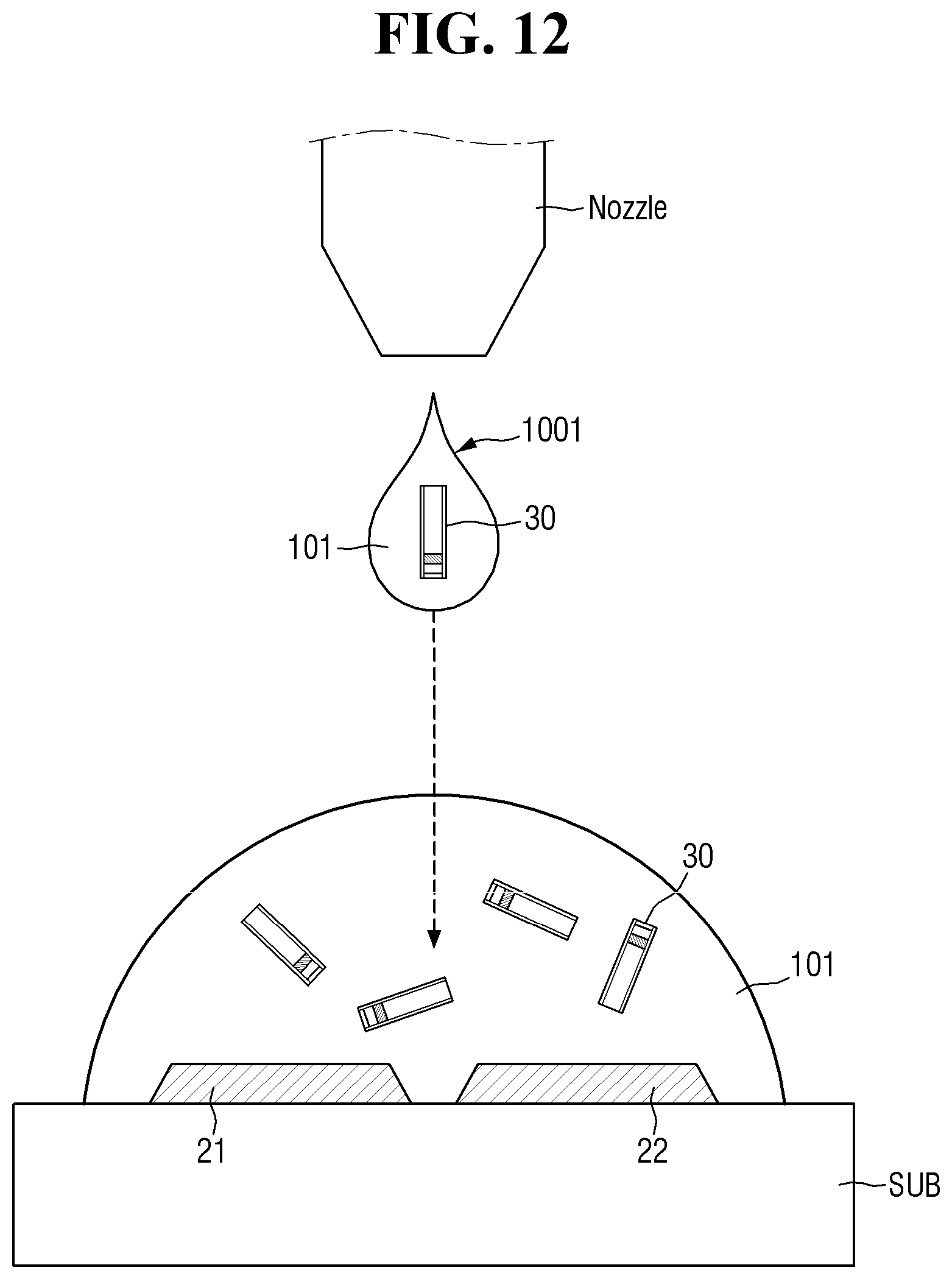 Patent US12618004 Figure 12 – Light-emitting element ink and method for manufacturing display apparatus