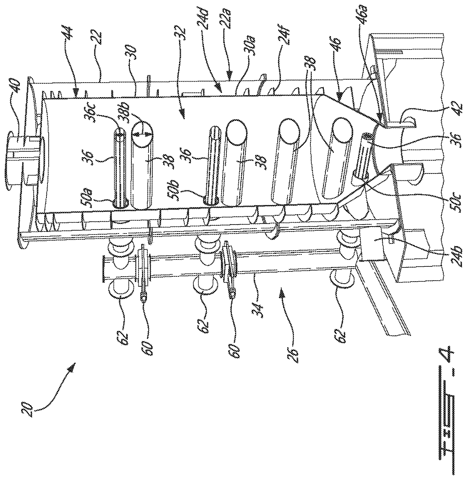 Patent US12618009 Figure 4 – Pyrolysis system for converting carboneous materials into biochar and method for operating same