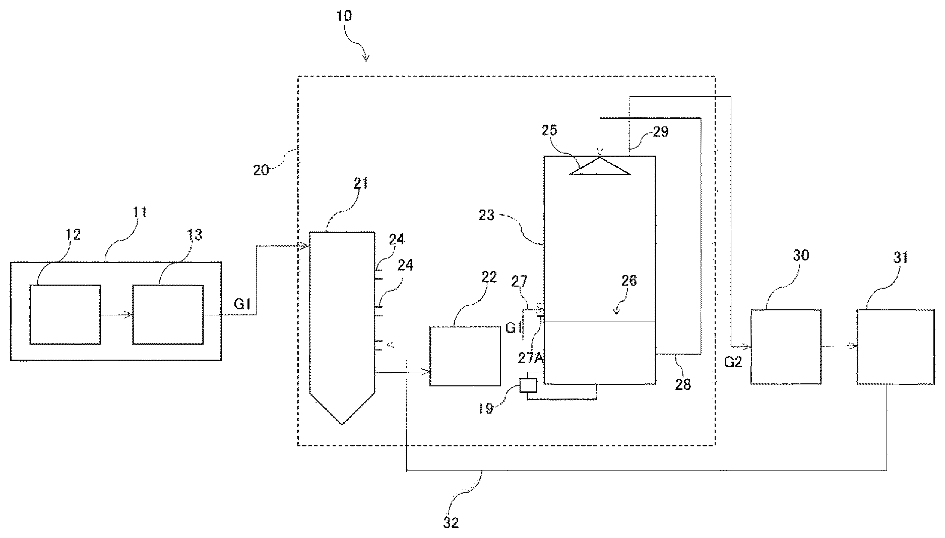 Patent US12618032 Figure 1 – Method for producing organic substance and device for producing organic substance