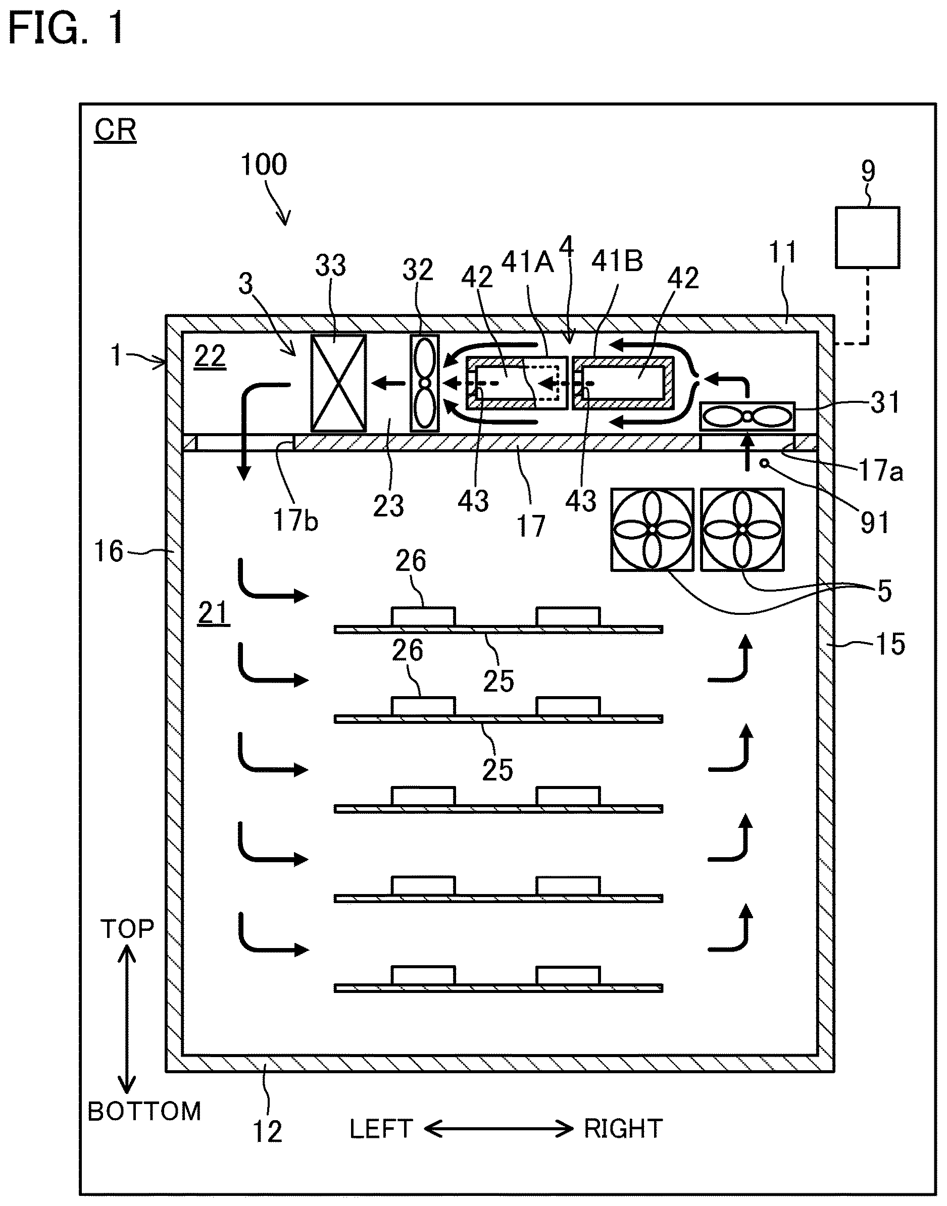Patent US12618039 — Incubator — Figure 1