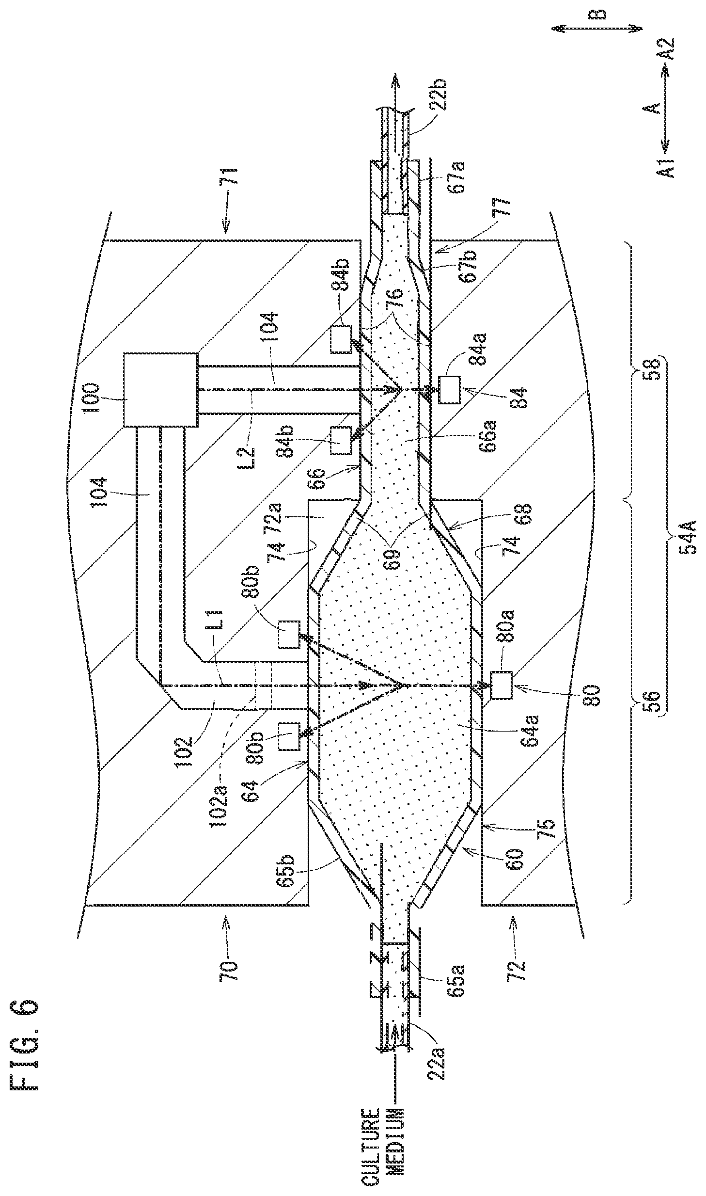 Patent US12618041 Figure 6 – Cell culturing system