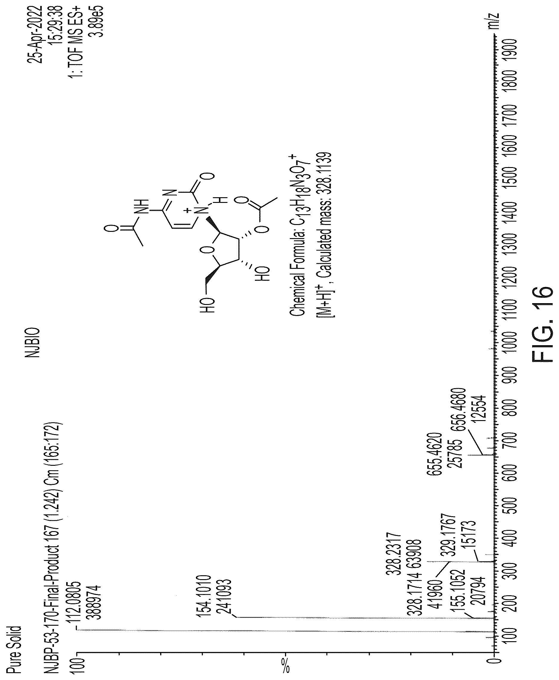 Patent US12618064 Figure 16 – Acetylated ribonucleic acids and uses thereof