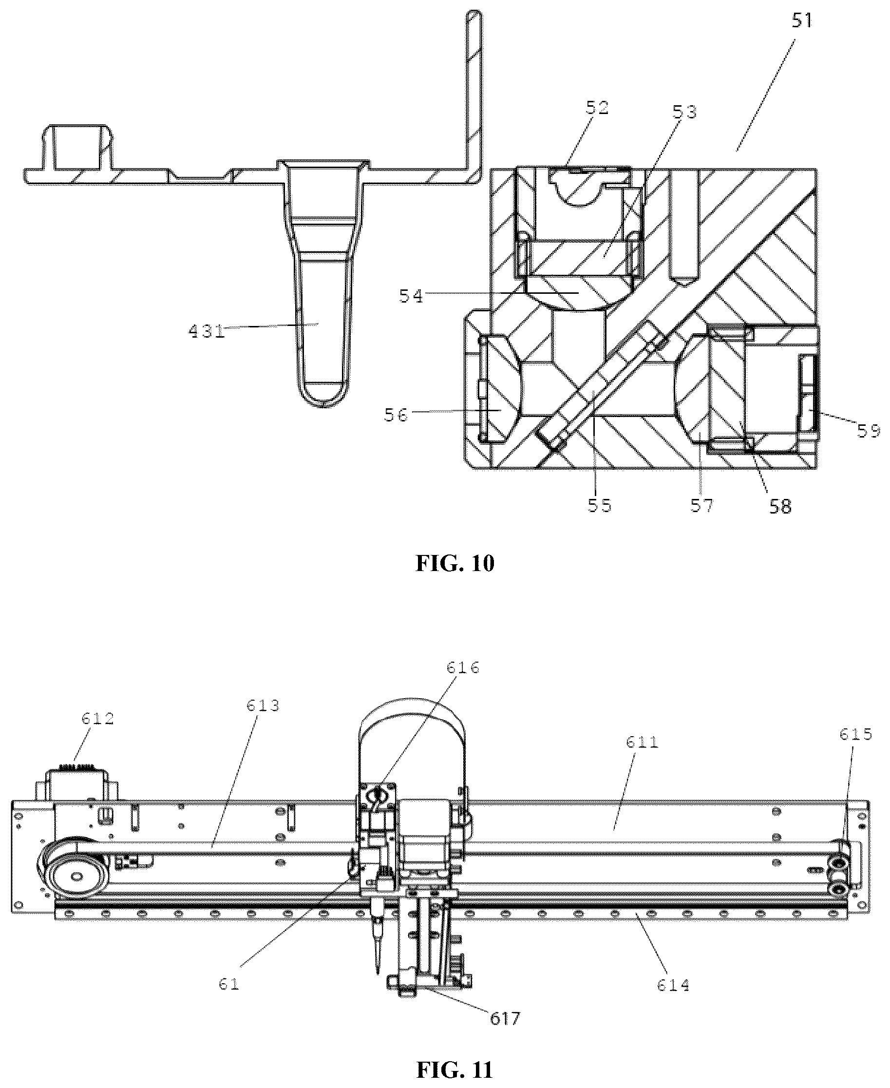 Patent US12618103 Figure 6 – Instrument and method for extracting and detecting nucleic acids