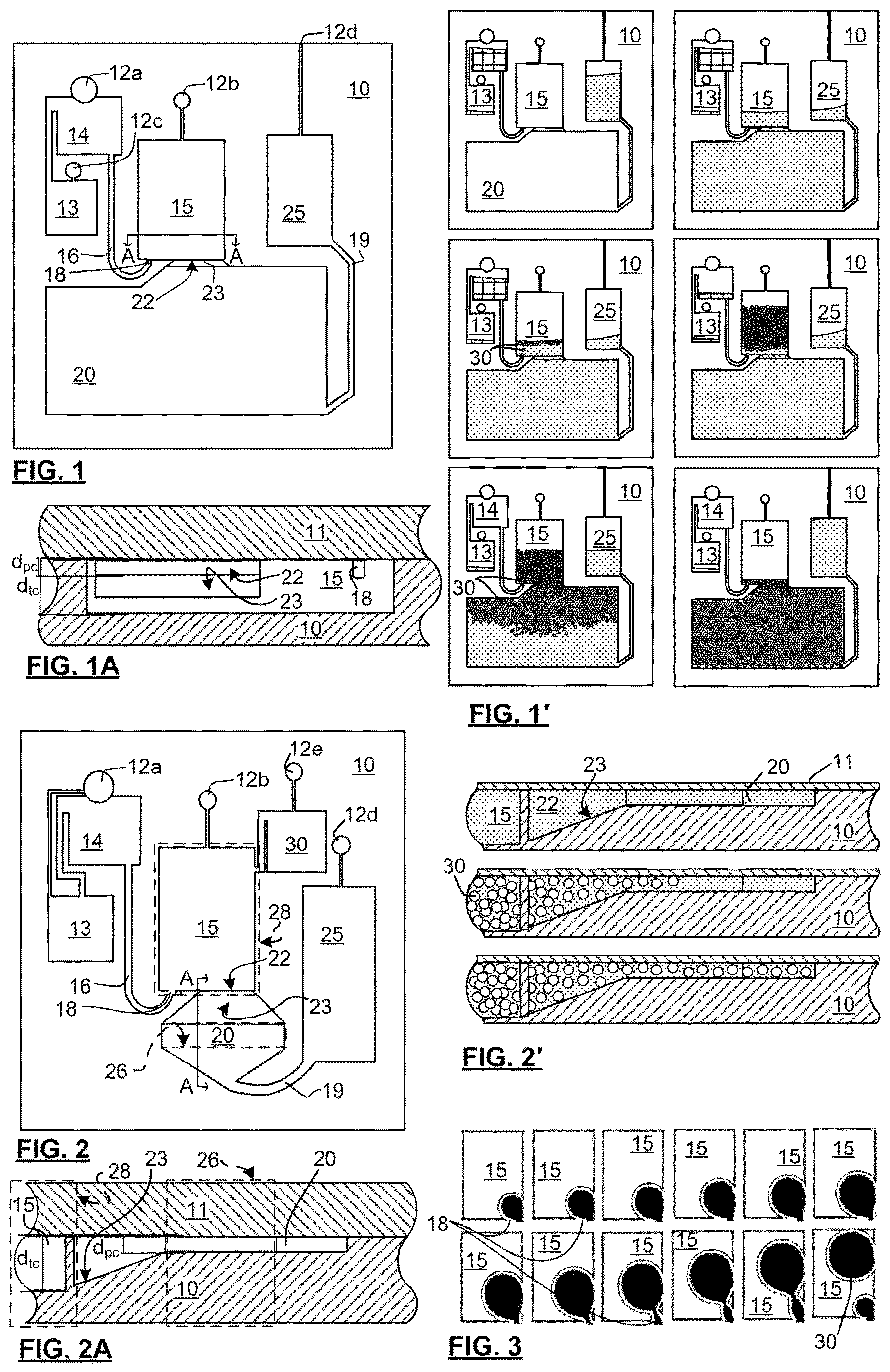 Patent US12618104 Figure 1 – Microfluidic chip, kit, and system for displacing independent reaction volumes of an emulsion