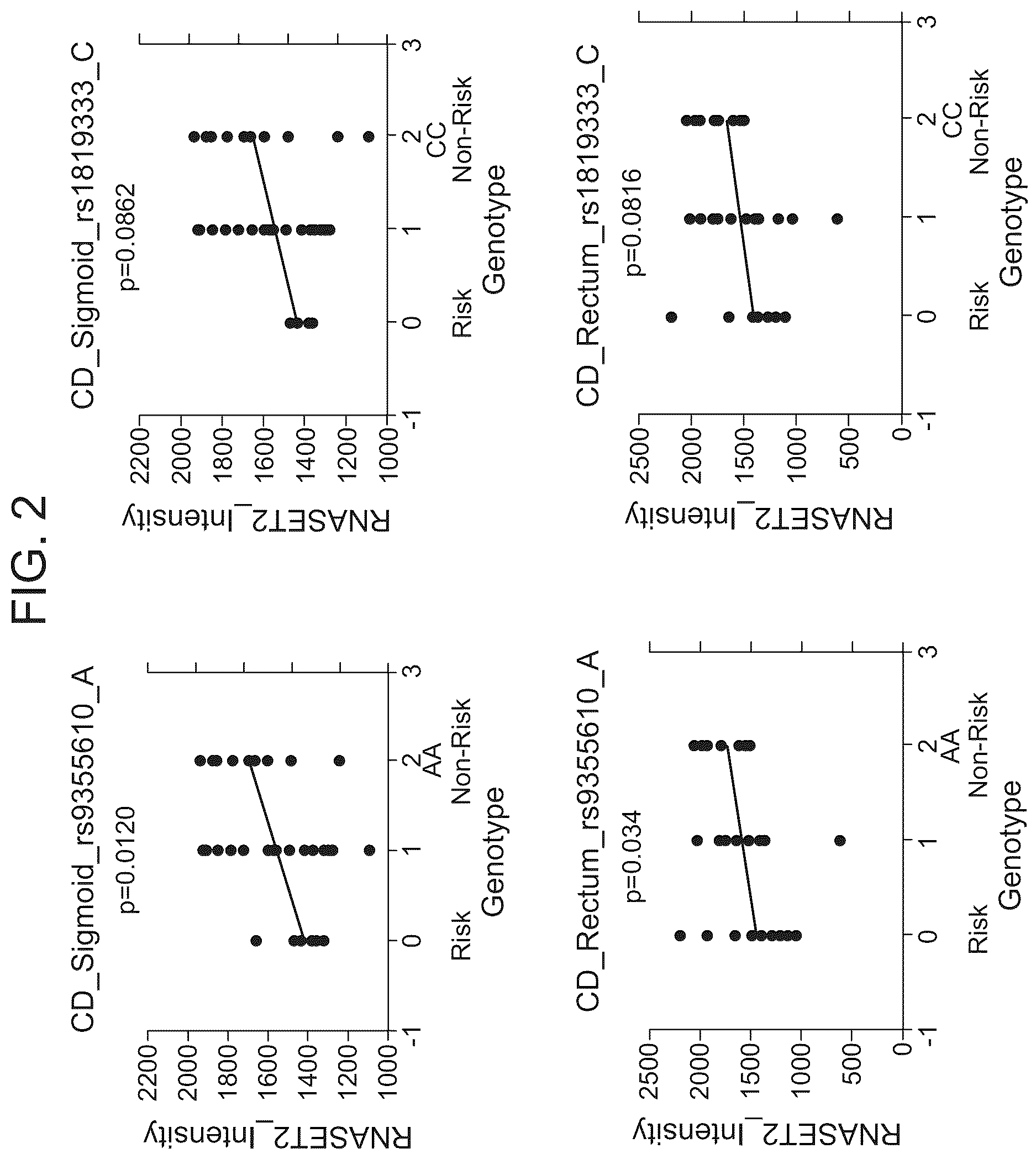 Patent US12618111 Figure 2 – Methods of diagnosing inflammatory bowel disease through RNASET2