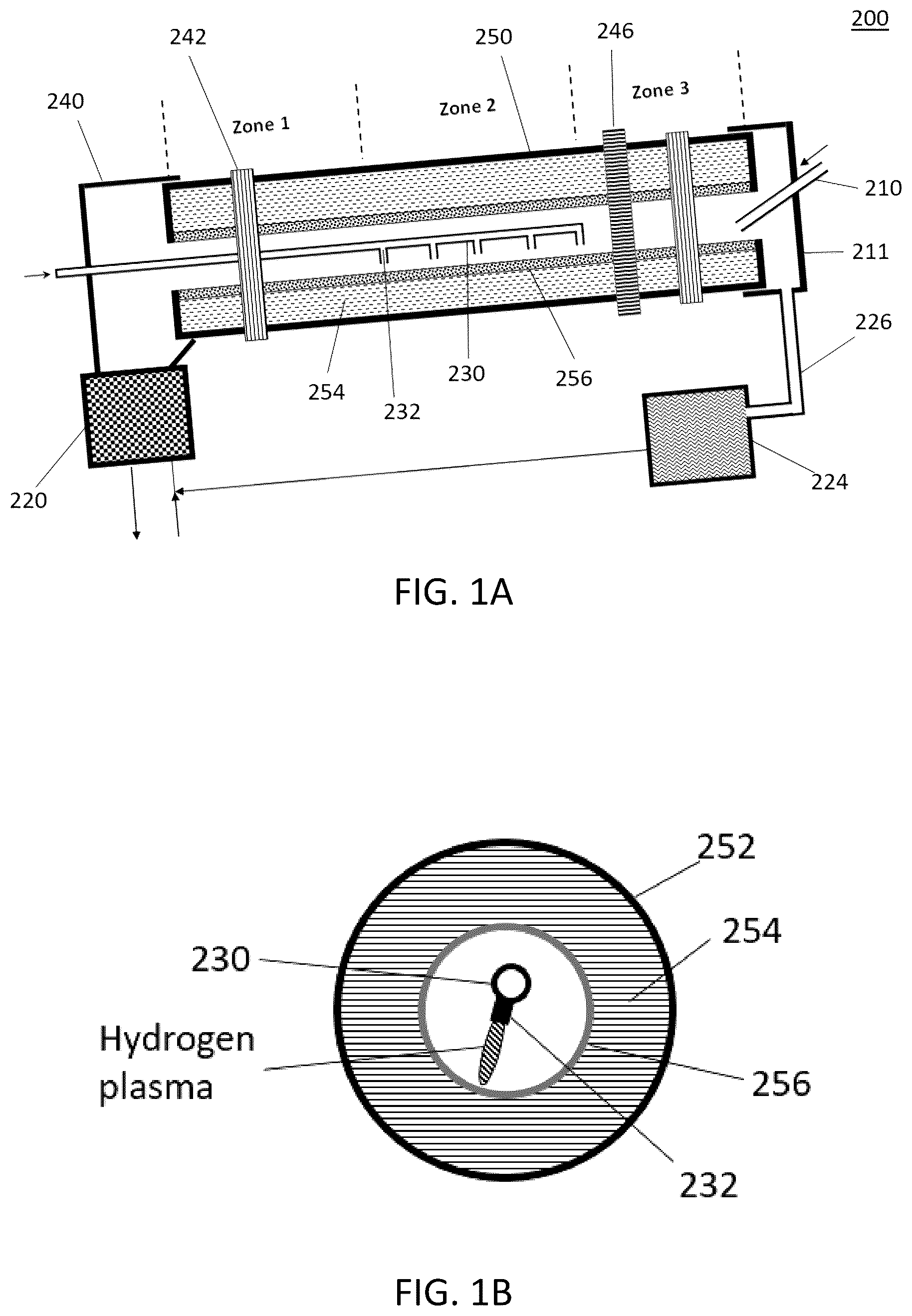 Patent US12618120 Figure 1 – Direct reduction of iron by hydrogen plasma in a rotary kiln reactor