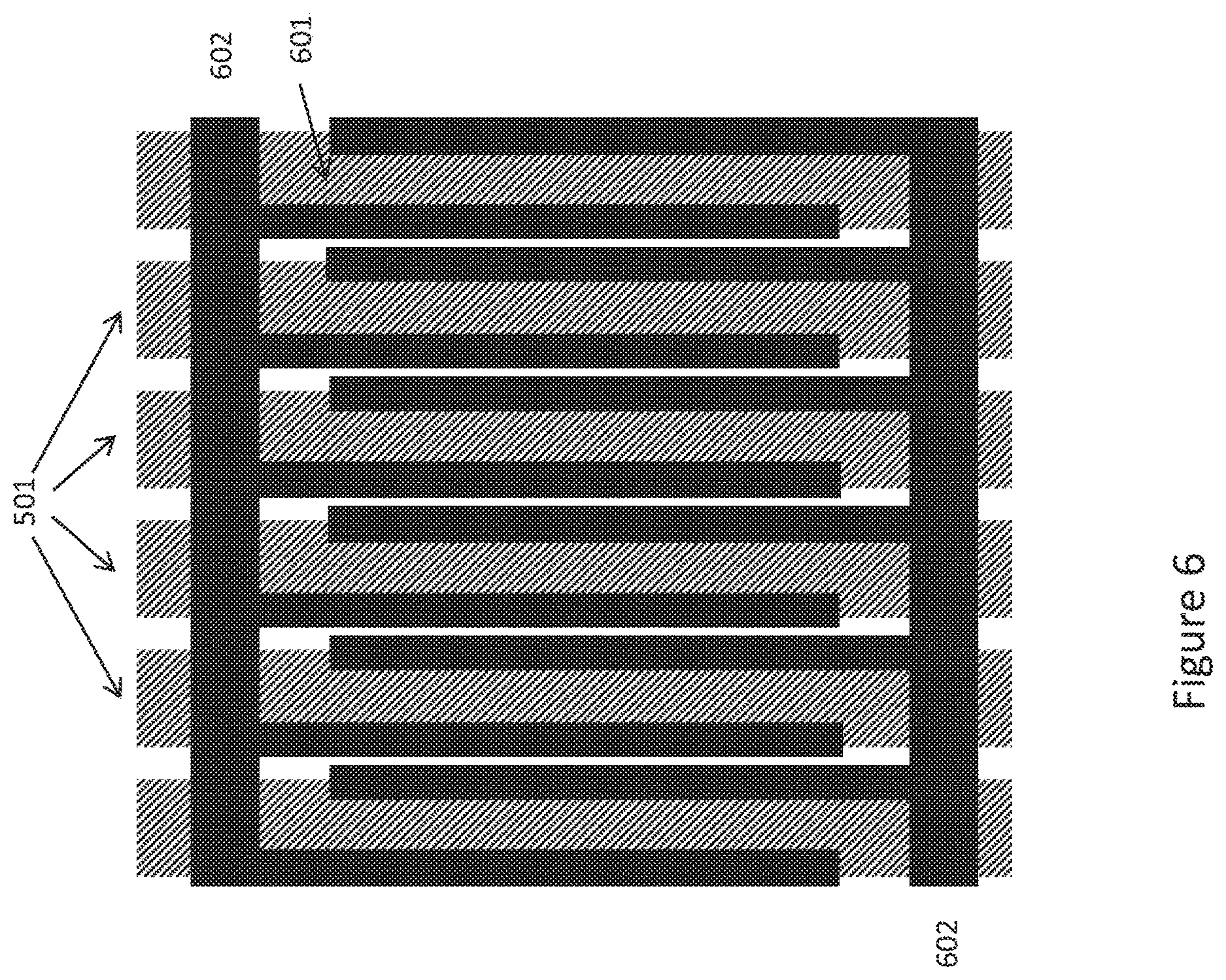 Patent US12618136 Figure 6 – Capacitive sensor for positioning in OVJP printing