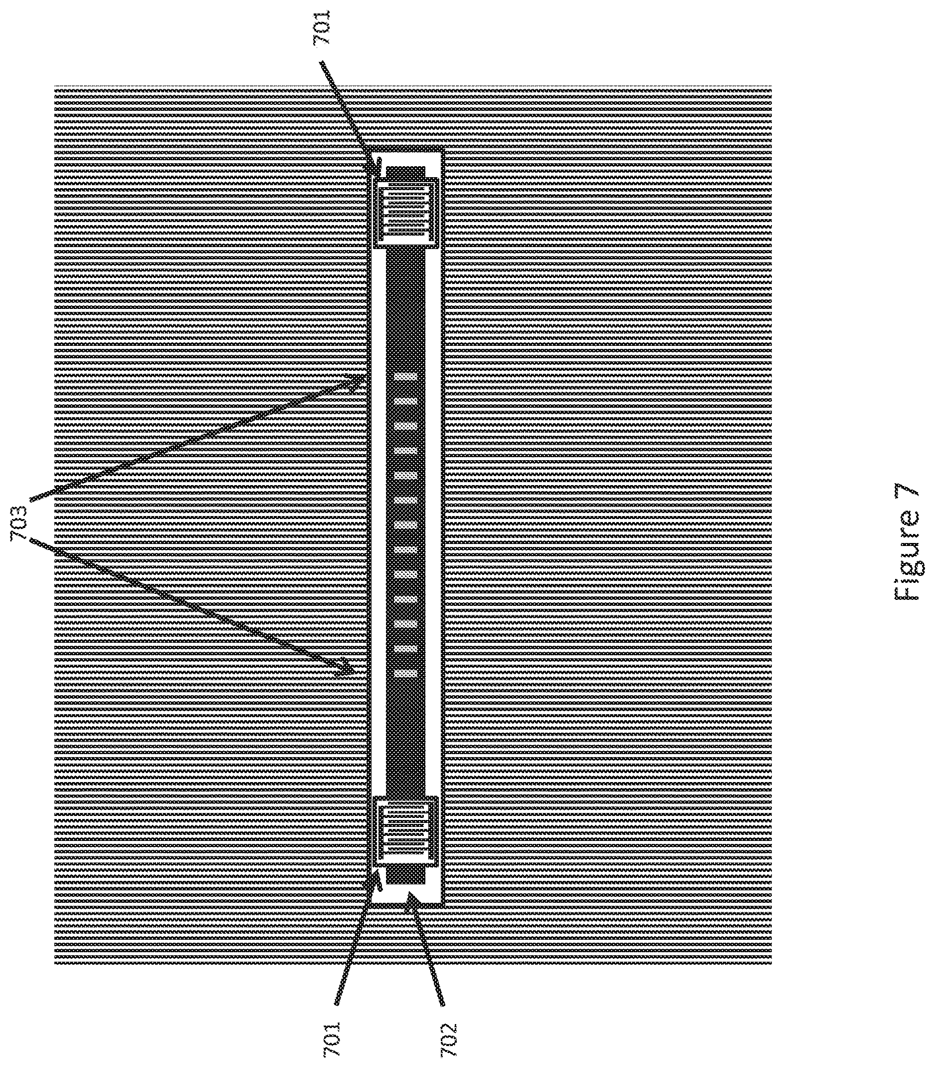 Patent US12618136 Figure 7 – Capacitive sensor for positioning in OVJP printing