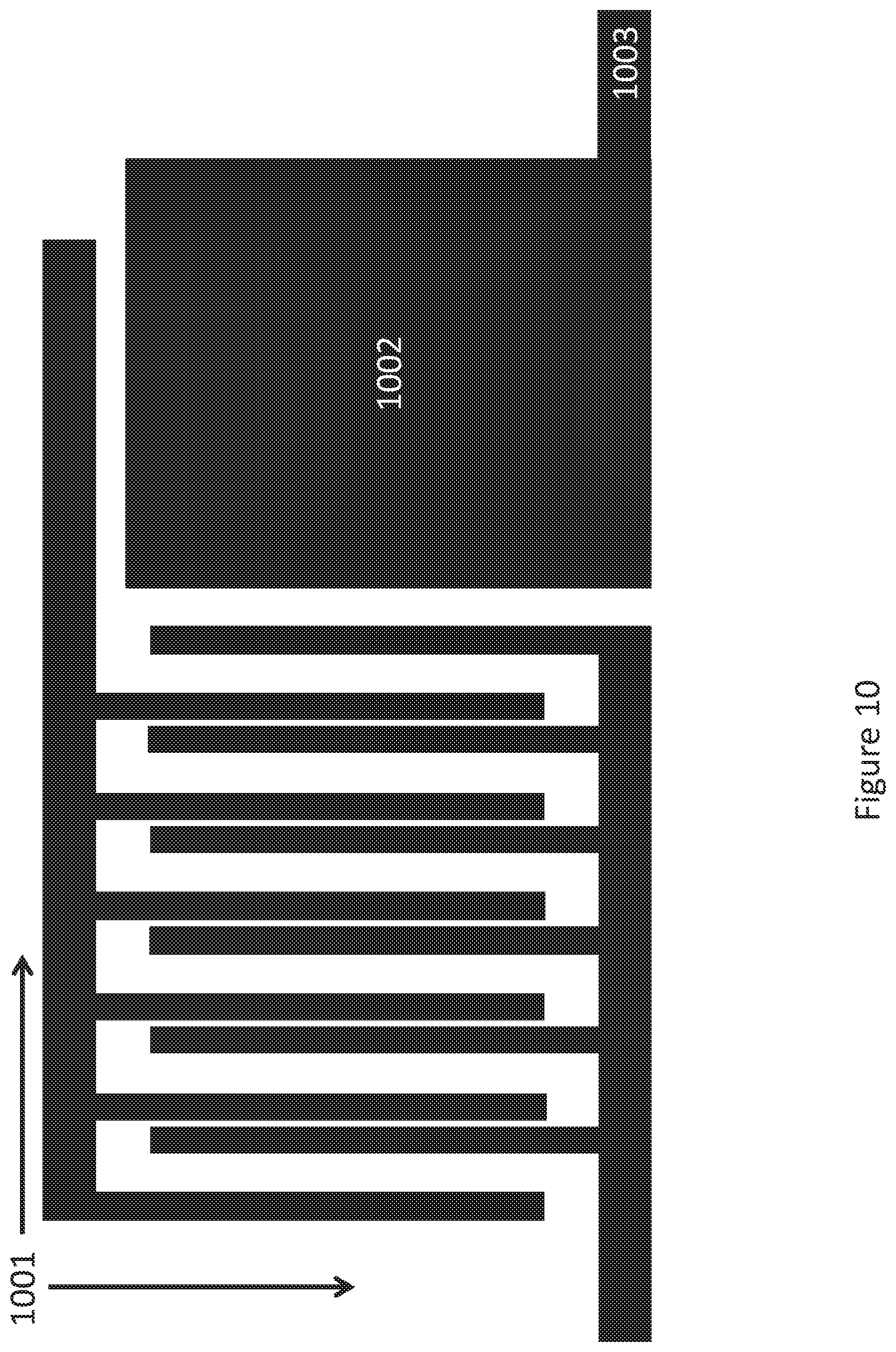 Patent US12618136 Figure 10 – Capacitive sensor for positioning in OVJP printing