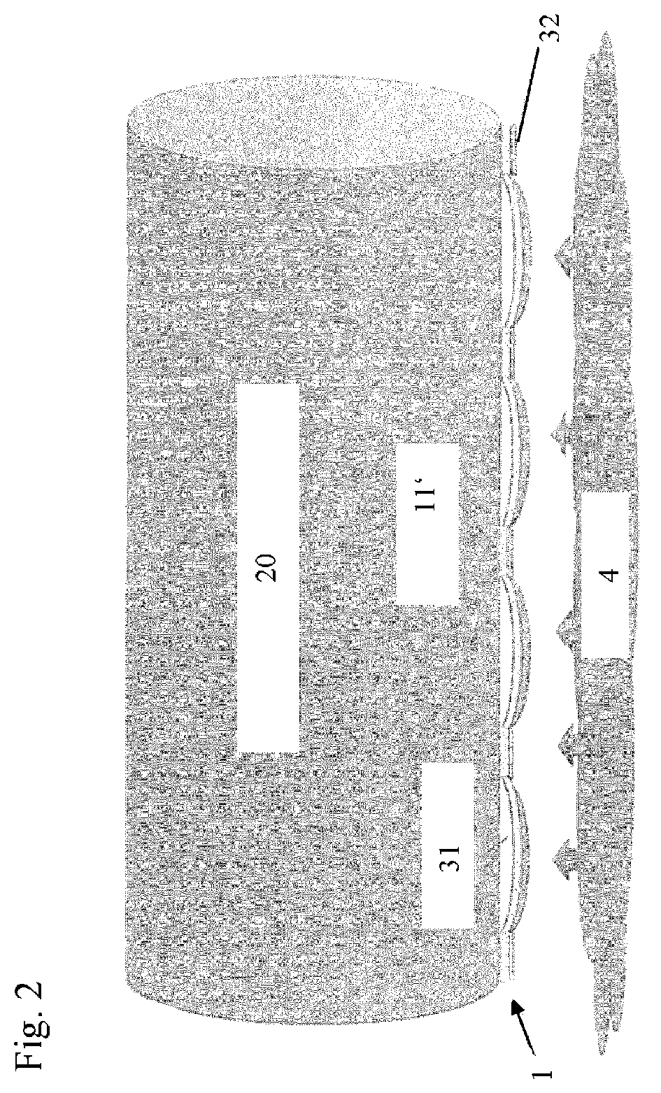 Patent US12618137 Figure 2 – Coating method and device