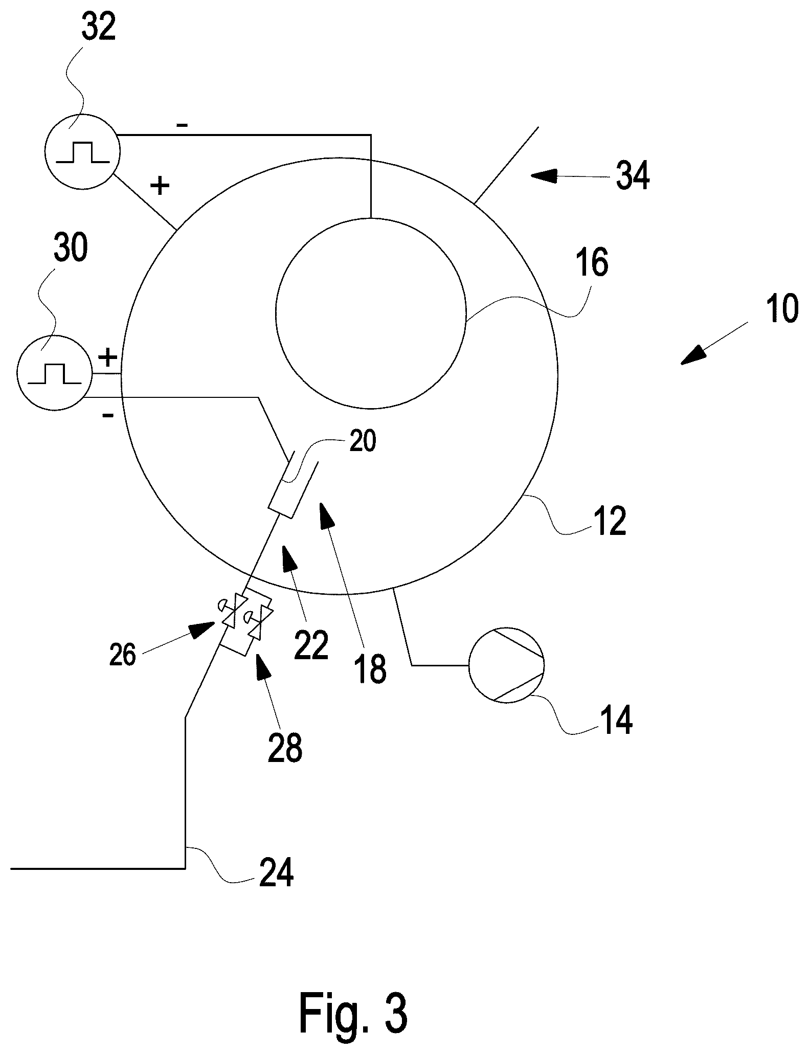 Patent US12618140 Figure 3 – Method for surface coating according to the sputtering principle