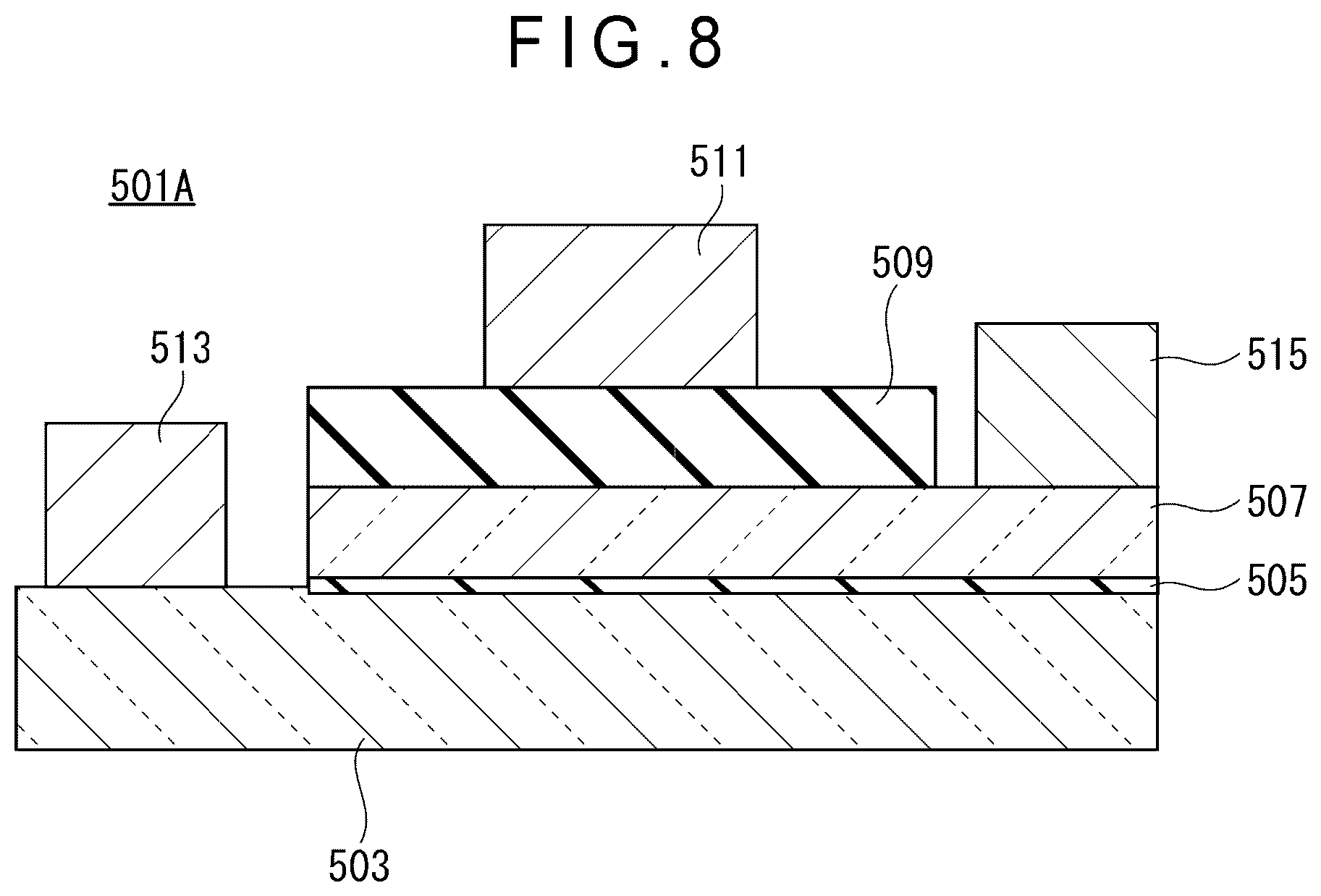 Patent US12618141 Figure 8 – Sintered body, sputtering target, oxide thin film, thin film transistor, electronic equipment, and method for producing sintered body