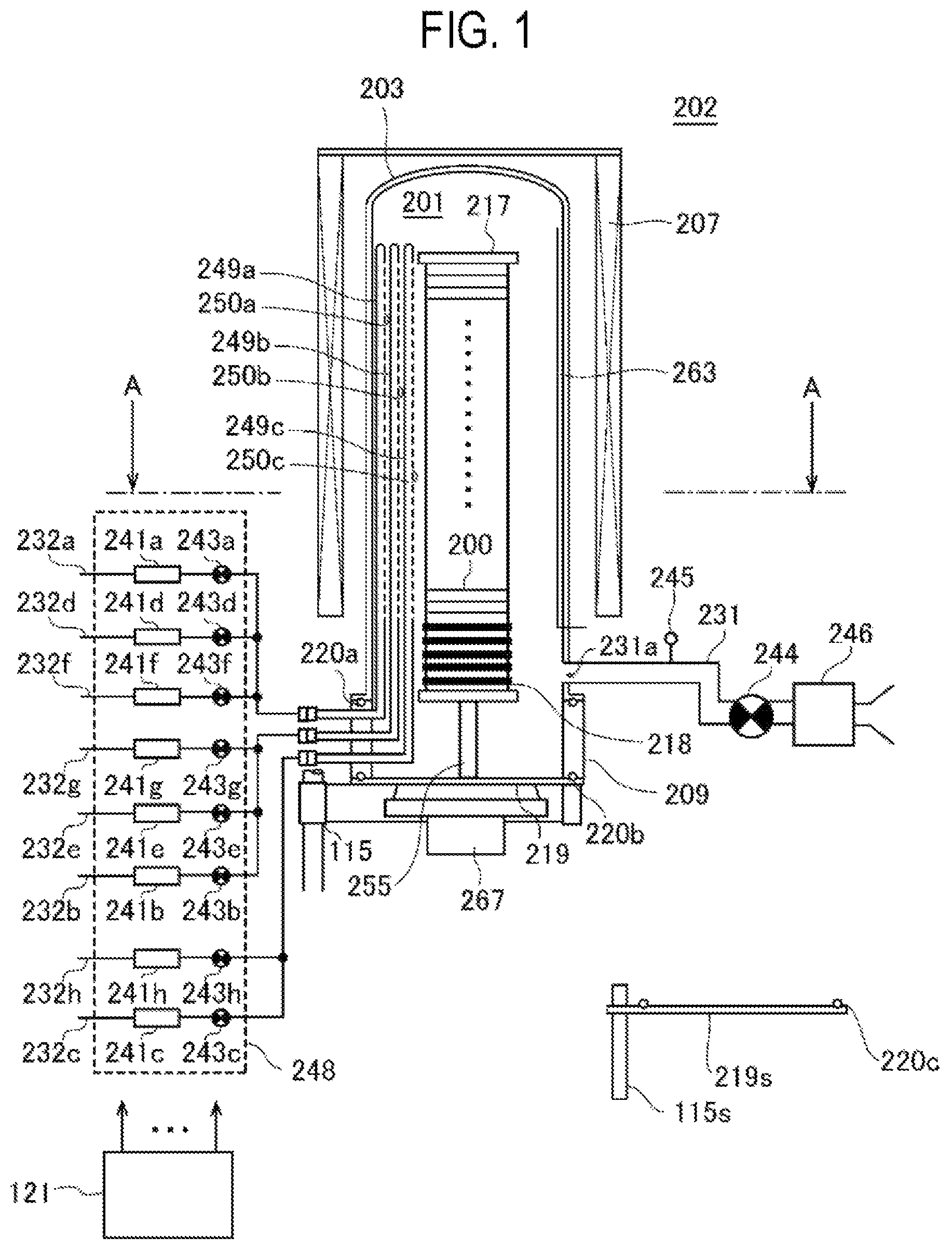 Patent US12618149 Figure 1 – Cleaning method, method of manufacturing semiconductor device, substrate processing apparatus, and recording medium