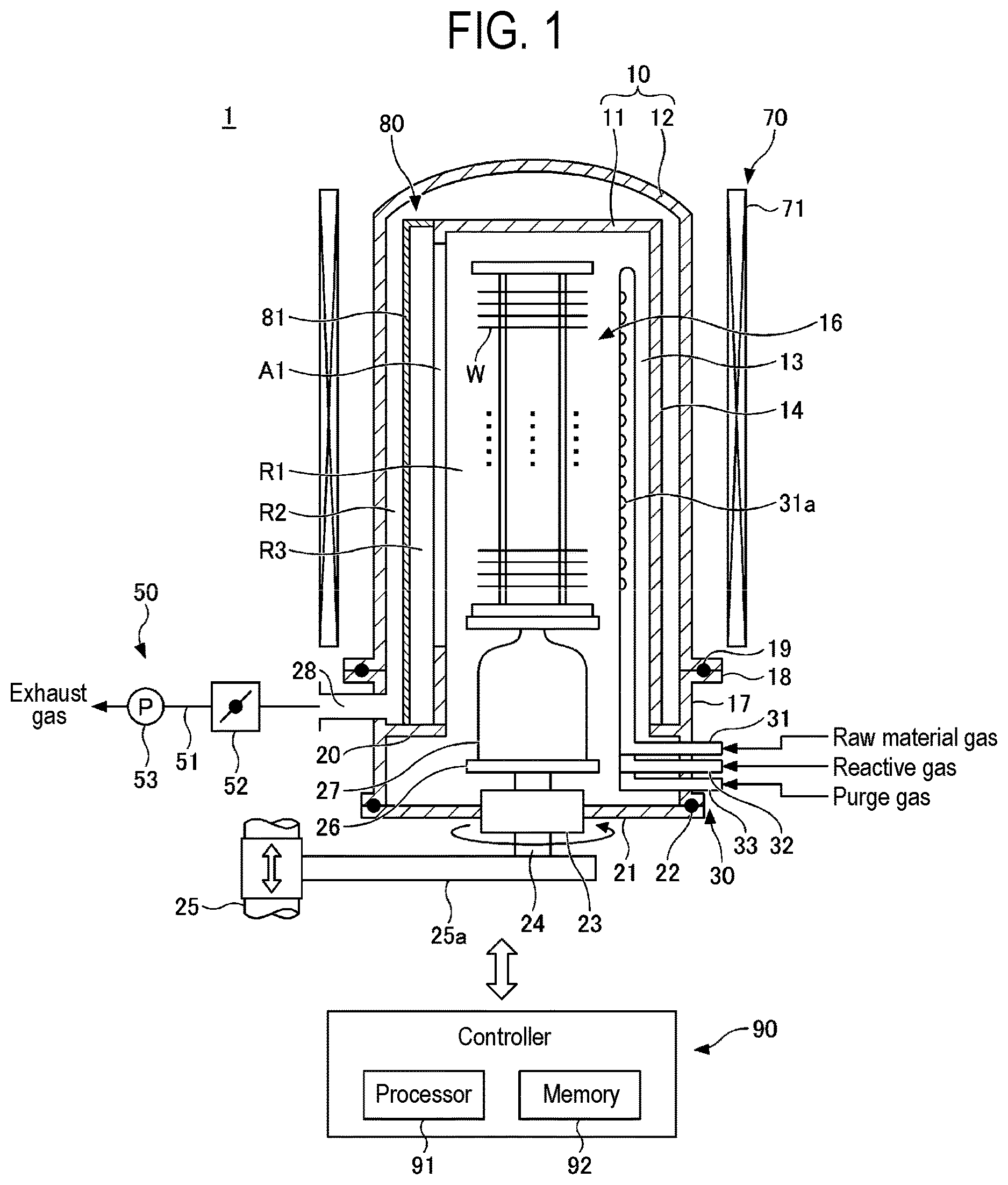 Patent US12618151 Figure 1 – Substrate processing apparatus