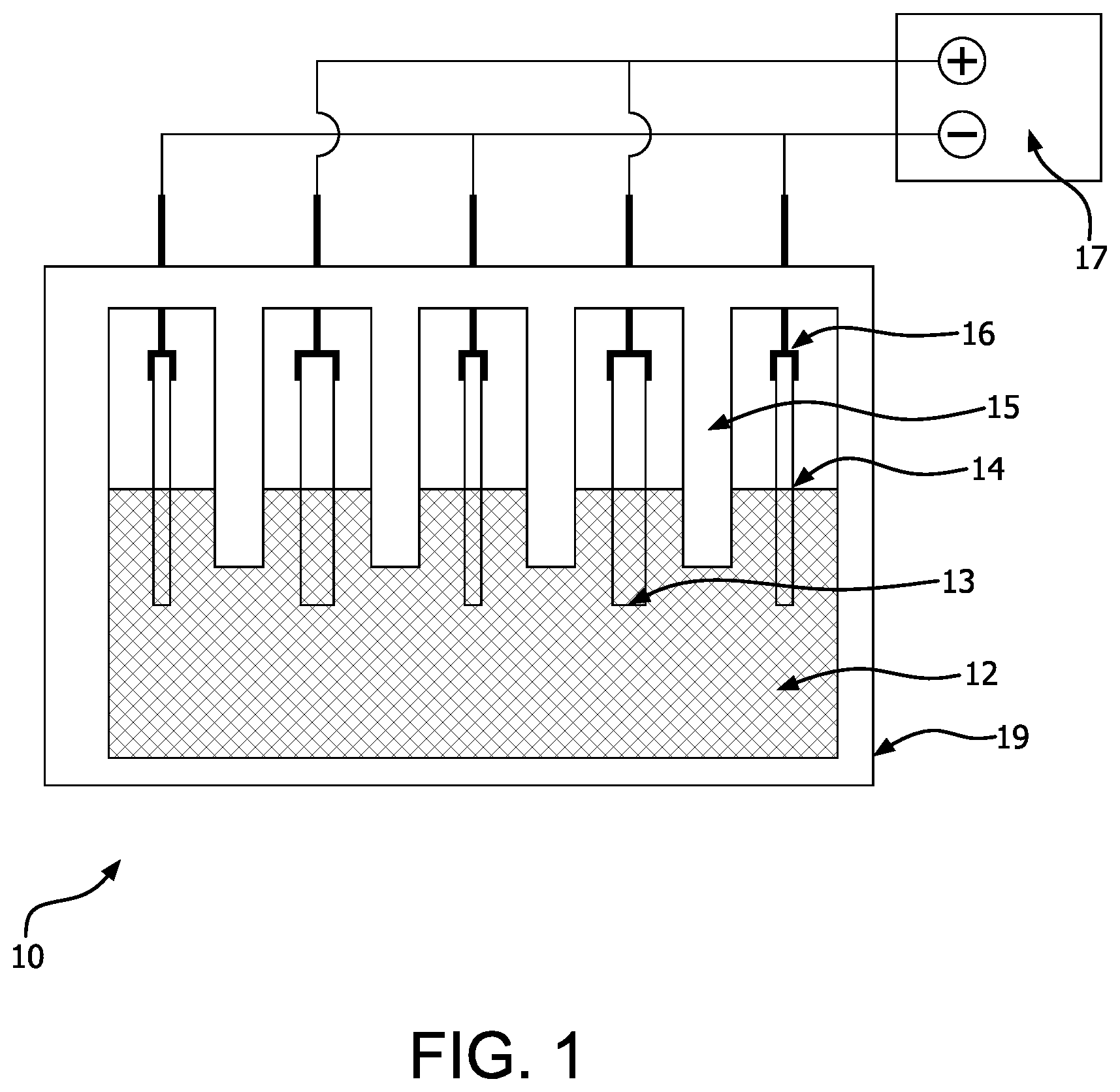Patent US12618164 — Electrode attachment assembly, cell and method of use — Figure 1