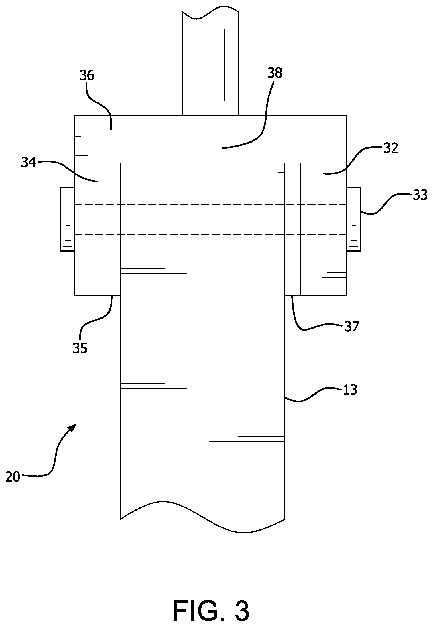 Patent US12618164 Figure 3 – Electrode attachment assembly, cell and method of use