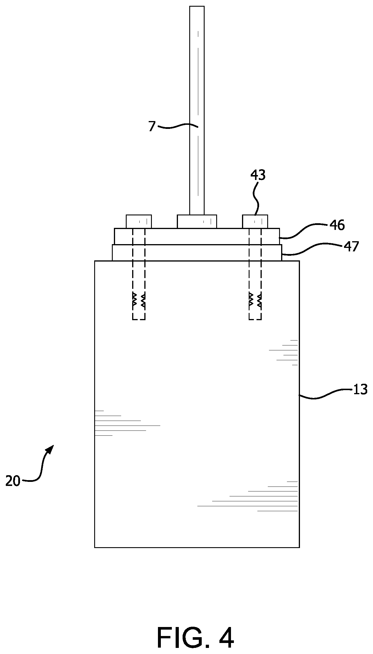 Patent US12618164 Figure 4 – Electrode attachment assembly, cell and method of use