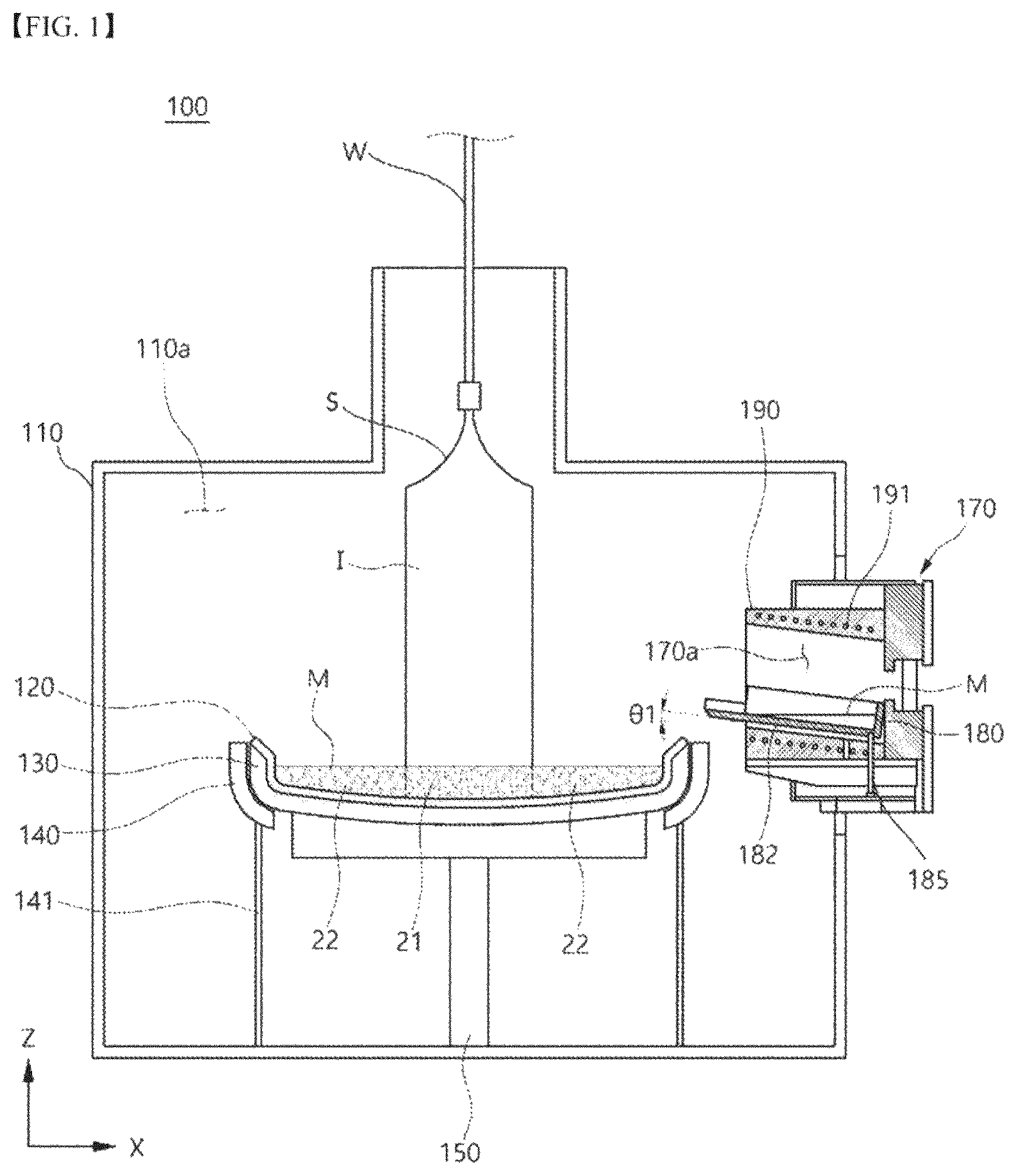 Patent US12618169 Figure 1 – Ingot growing apparatus