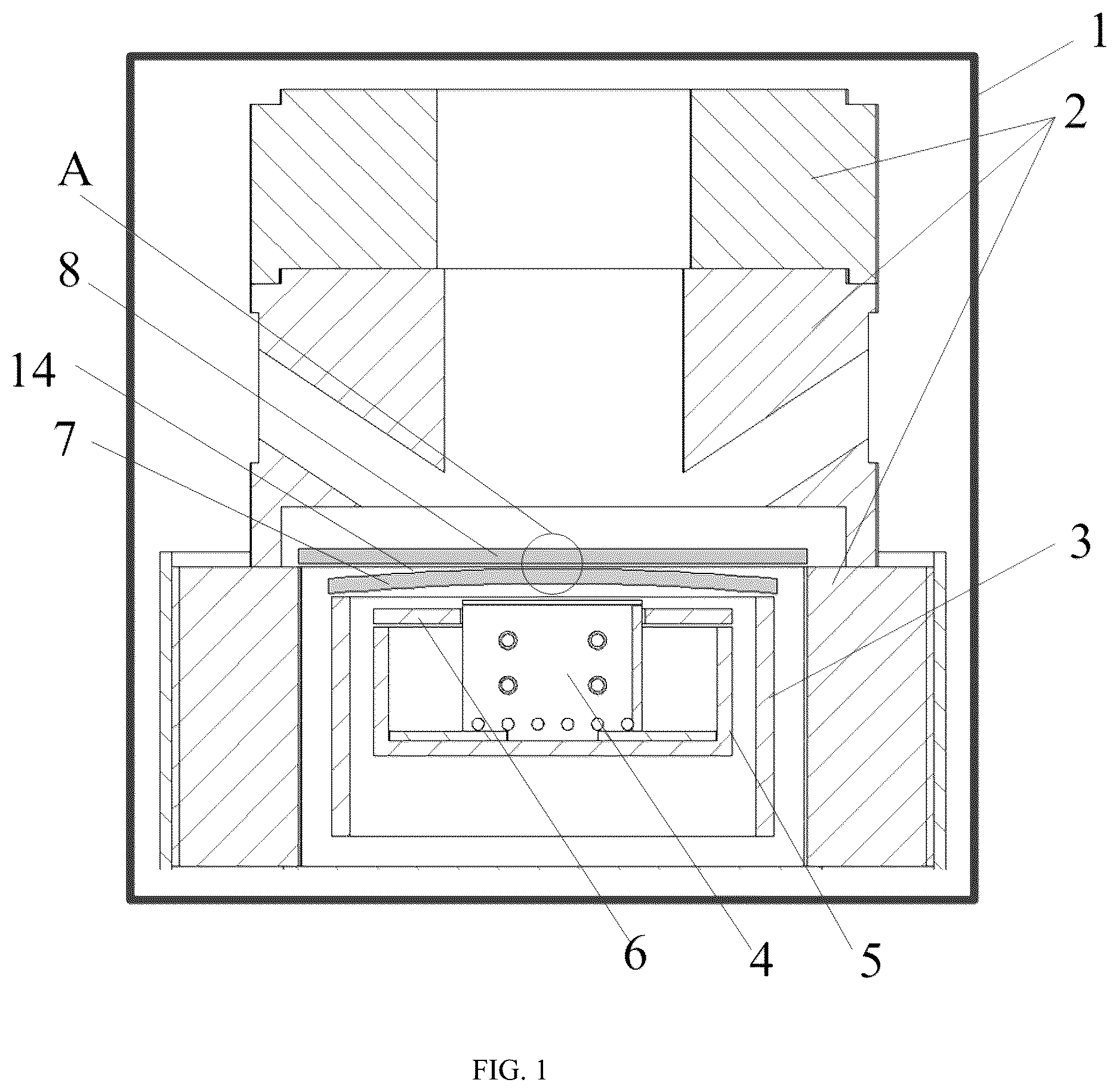 Patent US12618170 Figure 1 – Growth method for single crystals of magnesium aluminate spinel by edge-defined film-fed growth technique