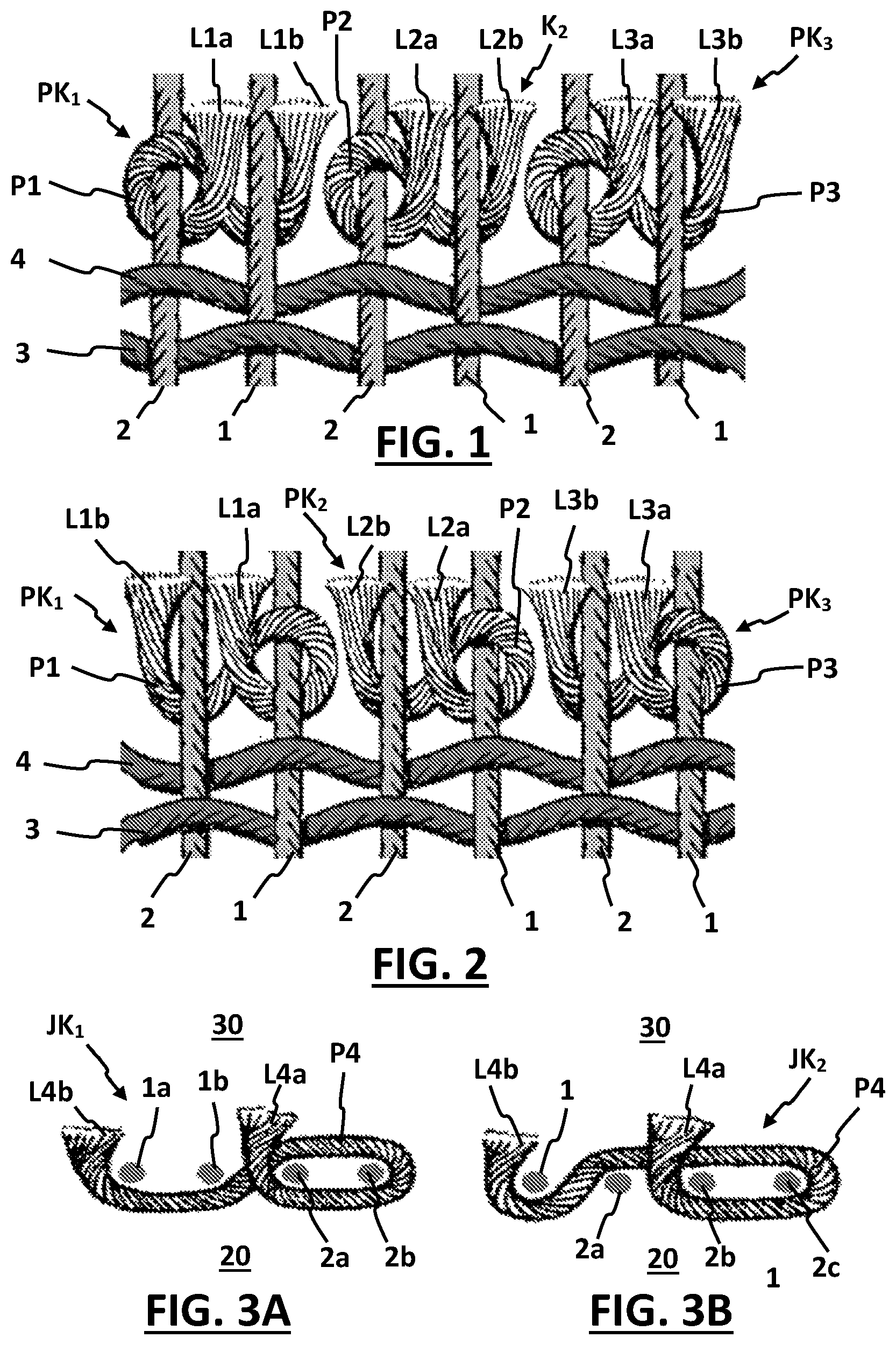 Patent US12618178 — Weaving machine and method for manufacturing pile fabrics with knotted pile yarns — Figure 1