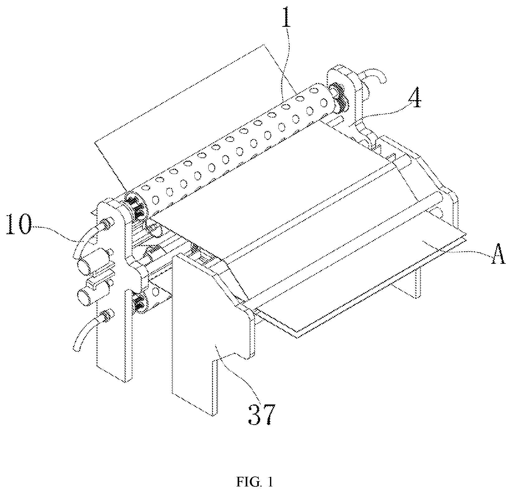 Patent US12618180 Figure 1 – Manufacturing method for light-colored full-shading curtain cloth, and light-colored full-shading curtain cloth