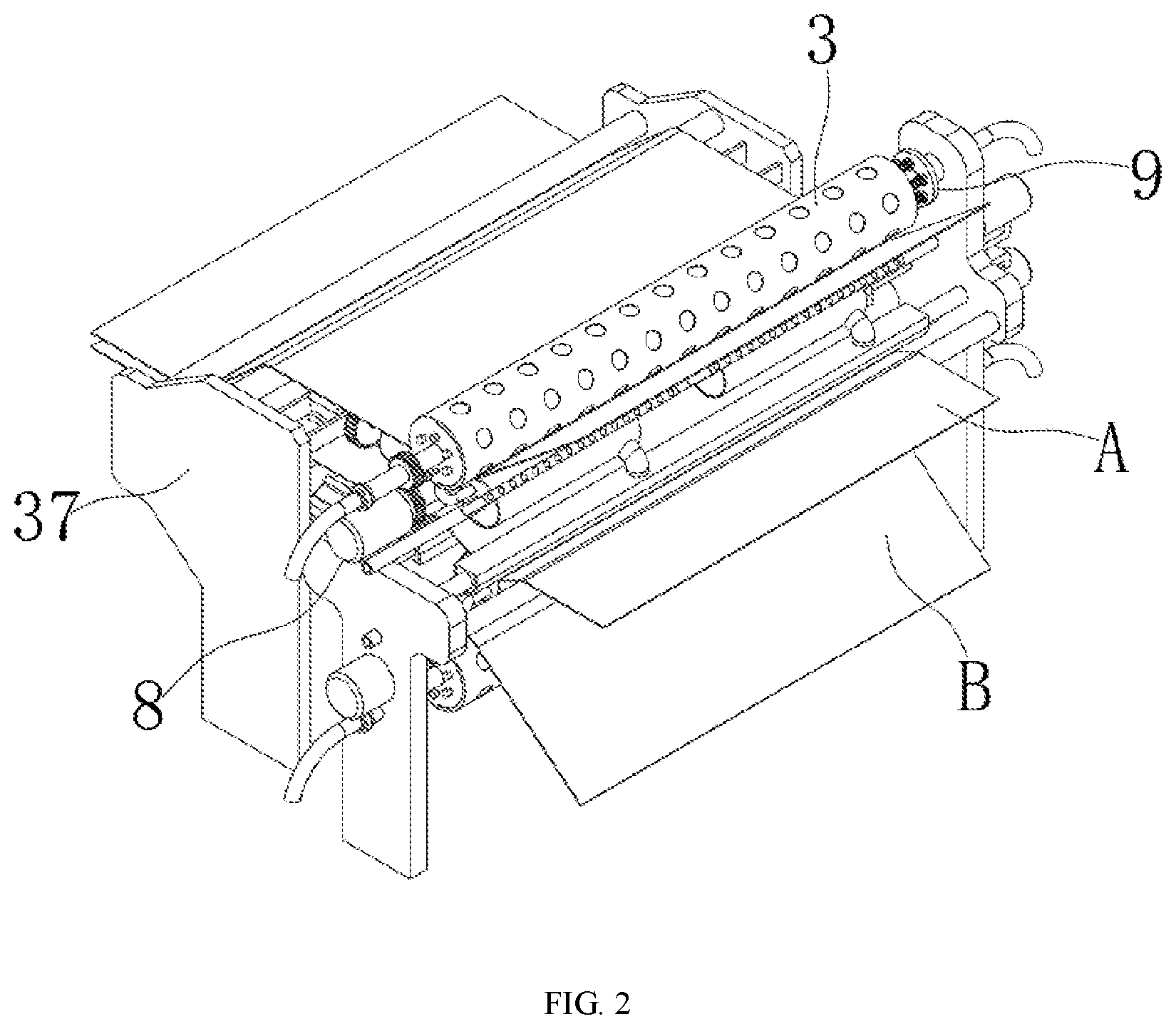 Patent US12618180 Figure 2 – Manufacturing method for light-colored full-shading curtain cloth, and light-colored full-shading curtain cloth