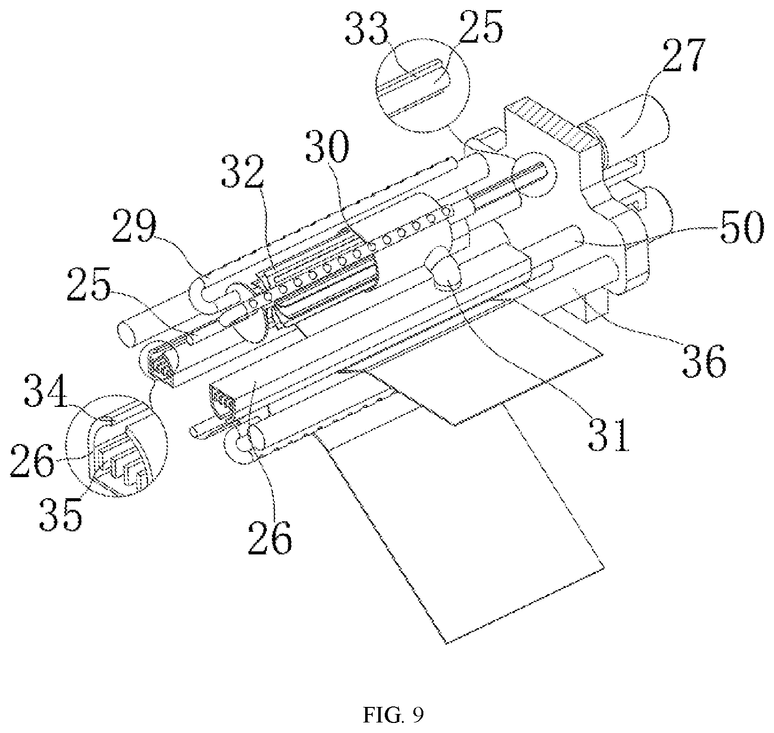 Patent US12618180 Figure 9 – Manufacturing method for light-colored full-shading curtain cloth, and light-colored full-shading curtain cloth