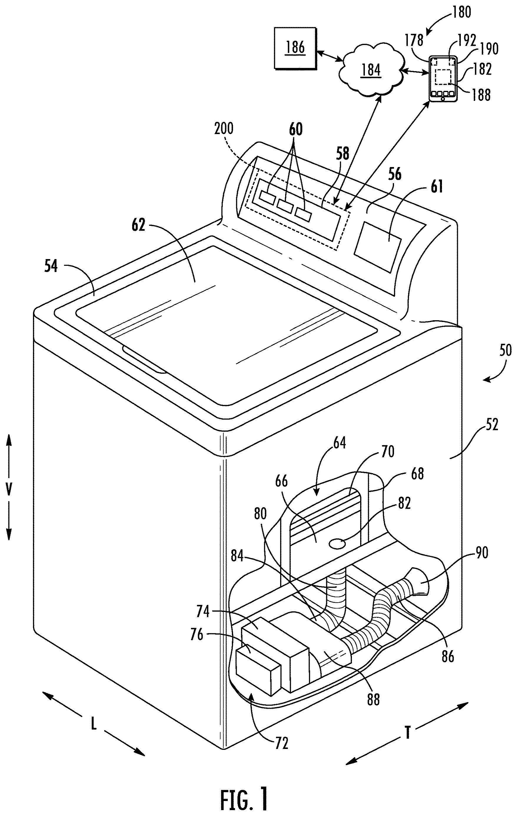 Patent US12618181 Figure 1 – Calibration cycles in washing machine appliances