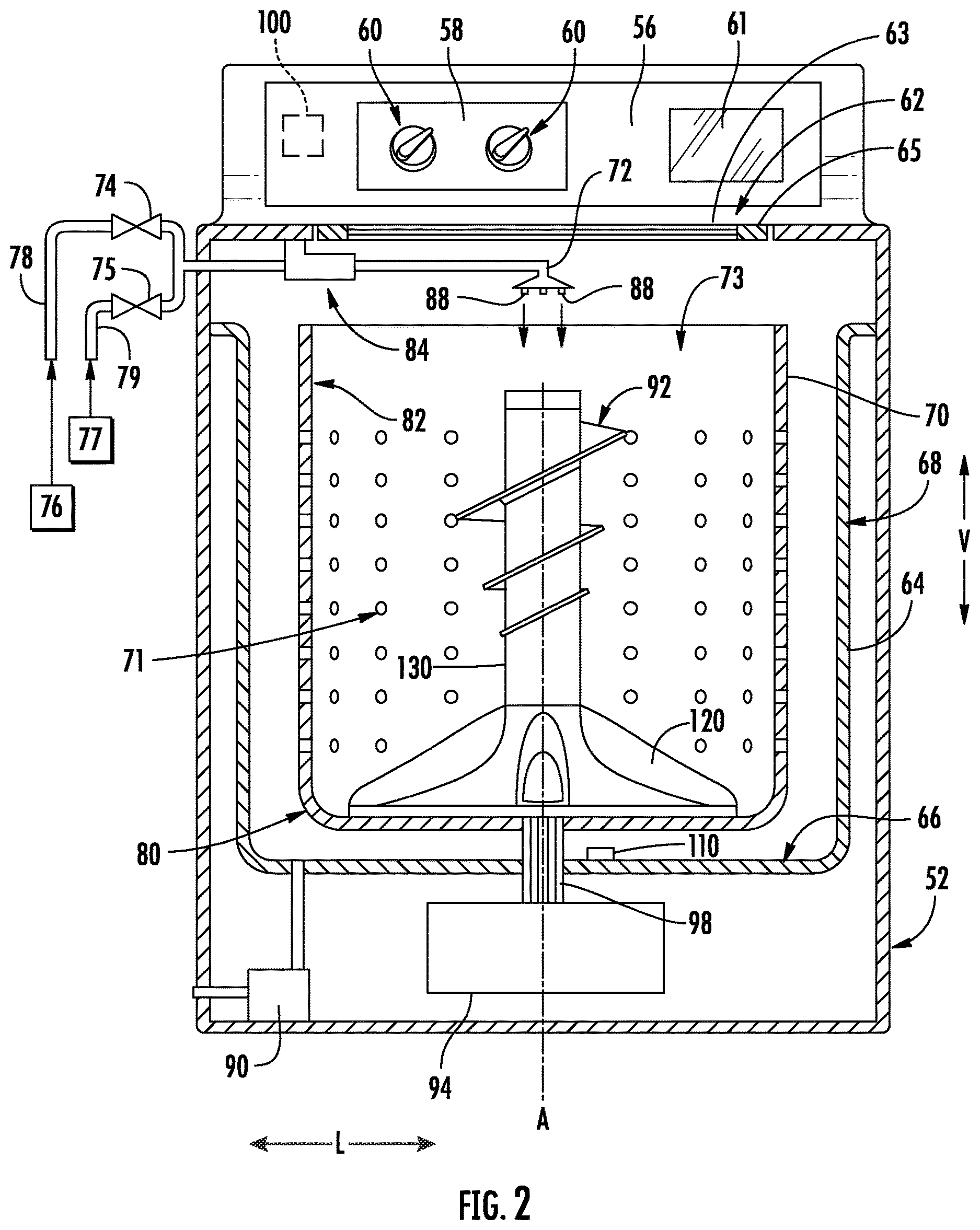 Patent US12618184 Figure 2 – Systems and methods using image recognition processes for improved operation of a laundry appliance