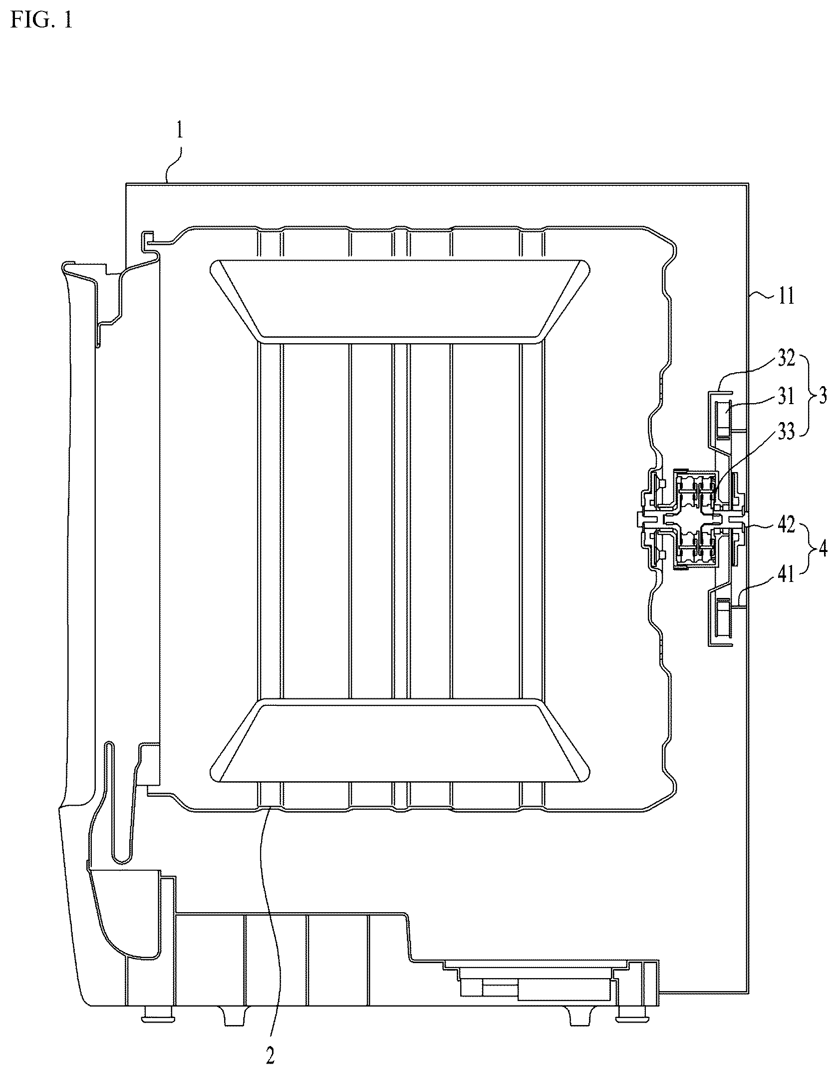 Patent US12618186 — Laundry treatment apparatus — Figure 1
