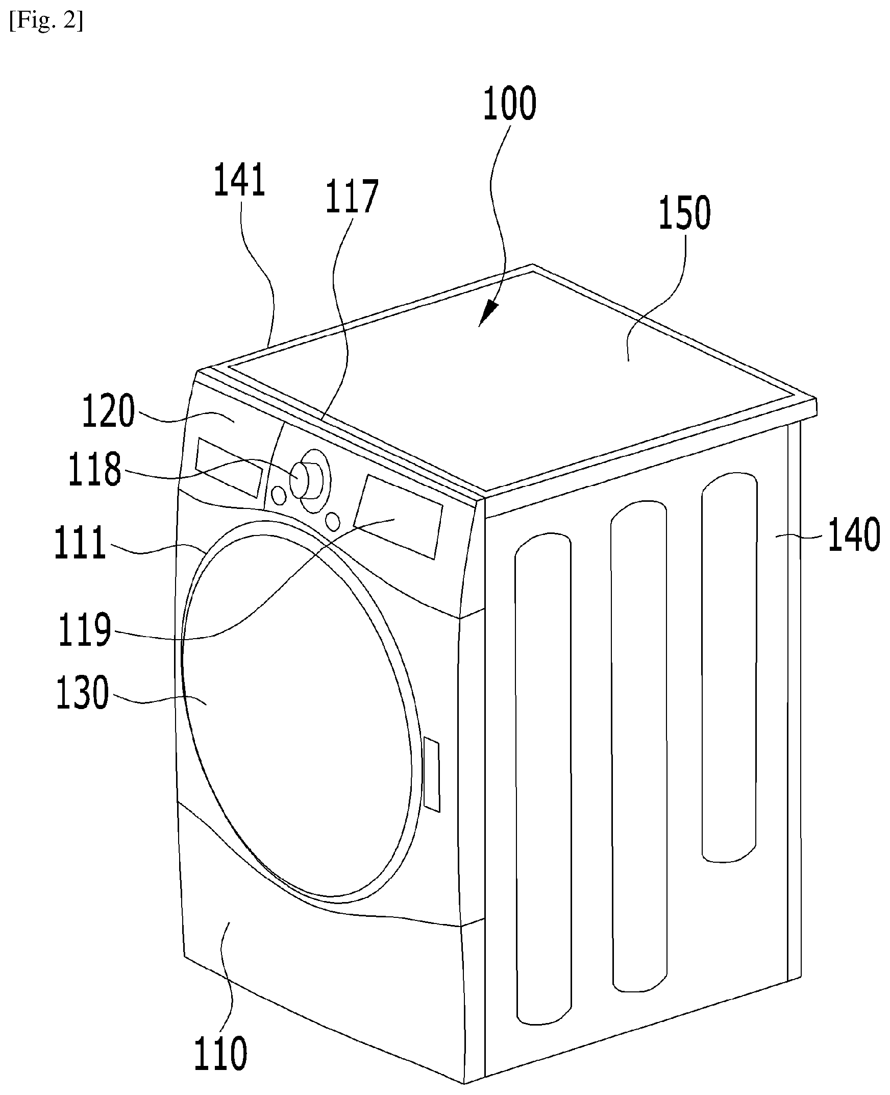 Patent US12618186 Figure 2 – Laundry treatment apparatus