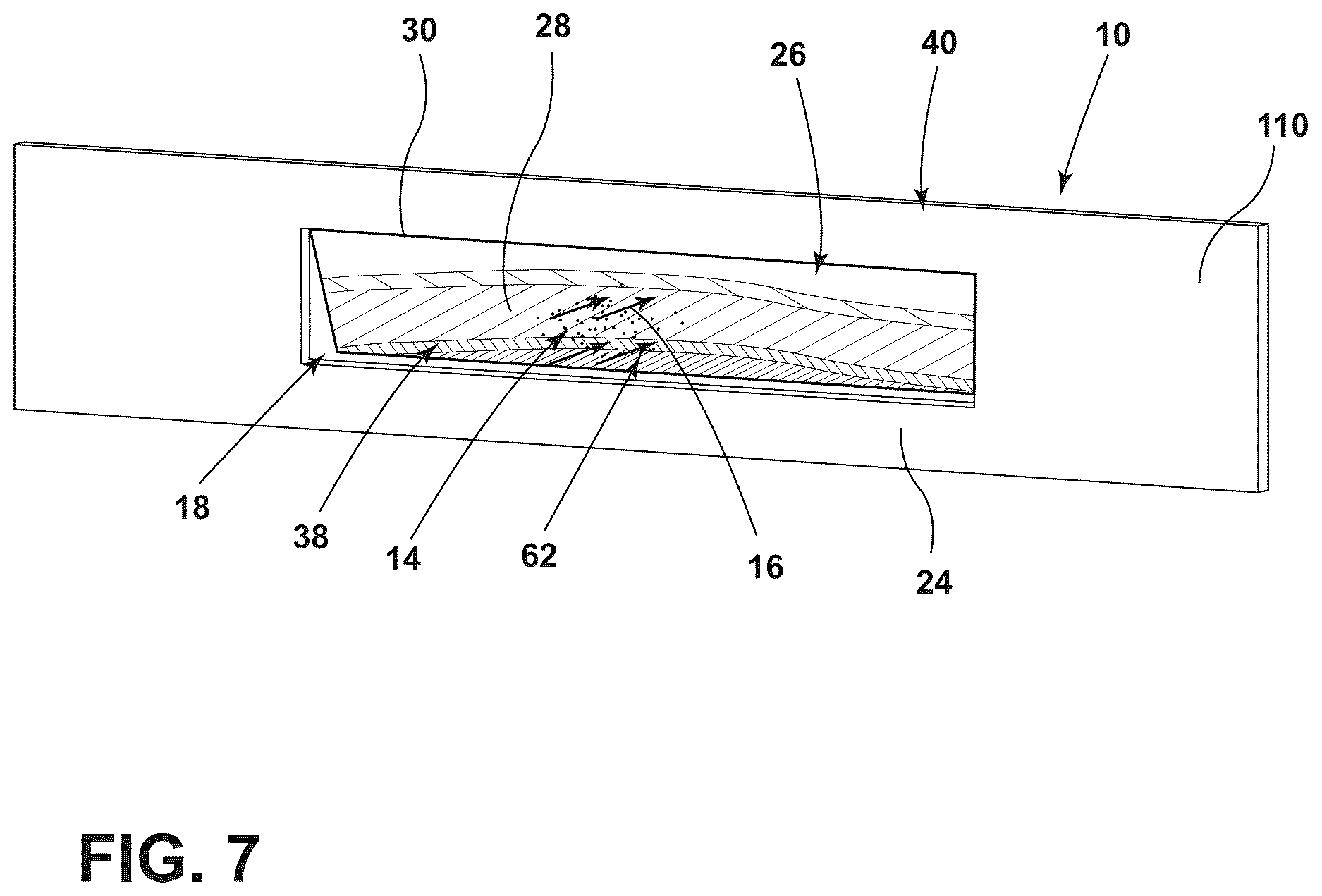 Patent US12618189 Figure 7 – Lint filter for laundry appliance having a closable filtering space for capturing lint particles
