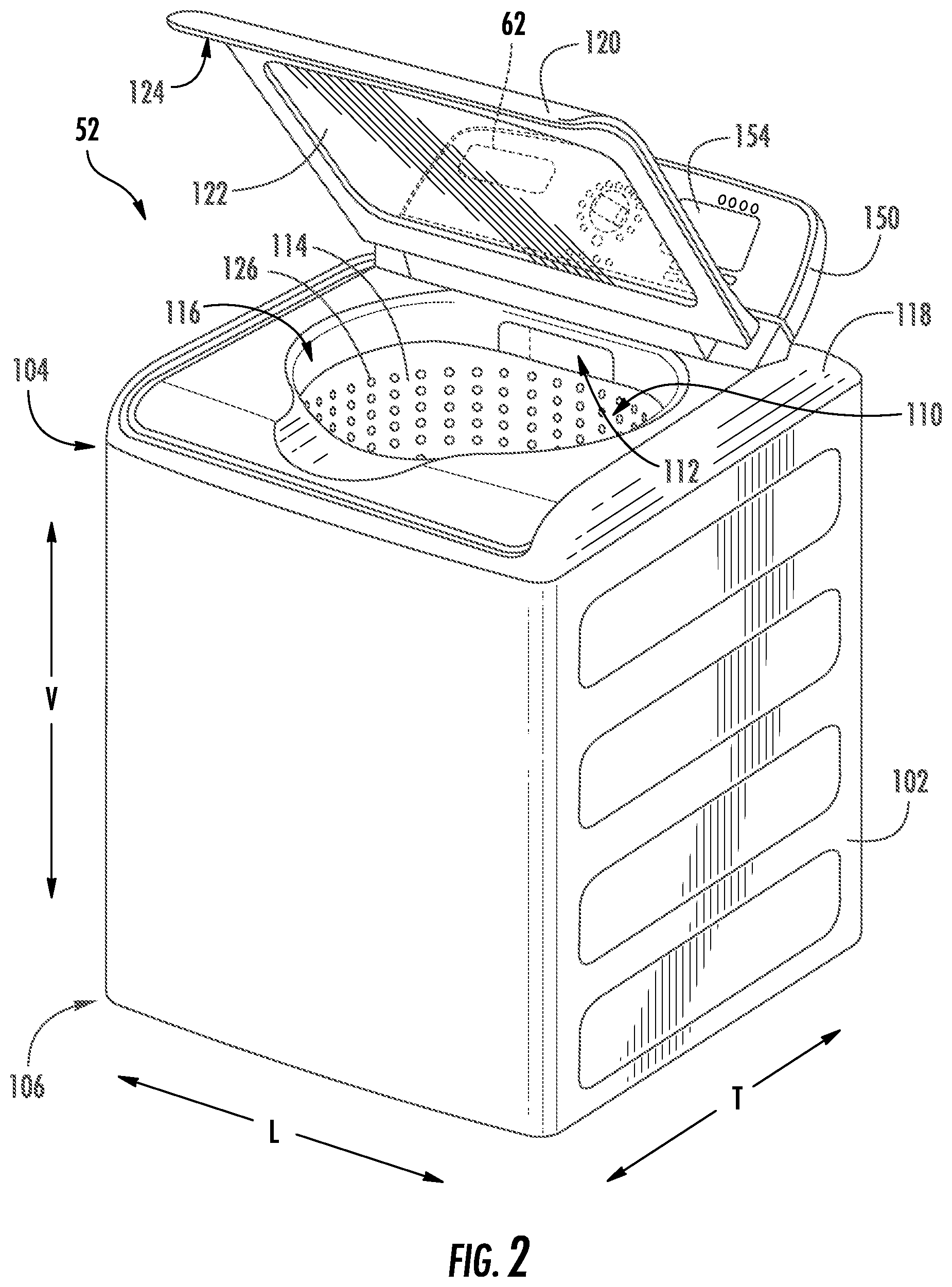 Patent US12618191 Figure 2 – Adaptive scent dispensing for dryer appliance based on input from linked washer appliance