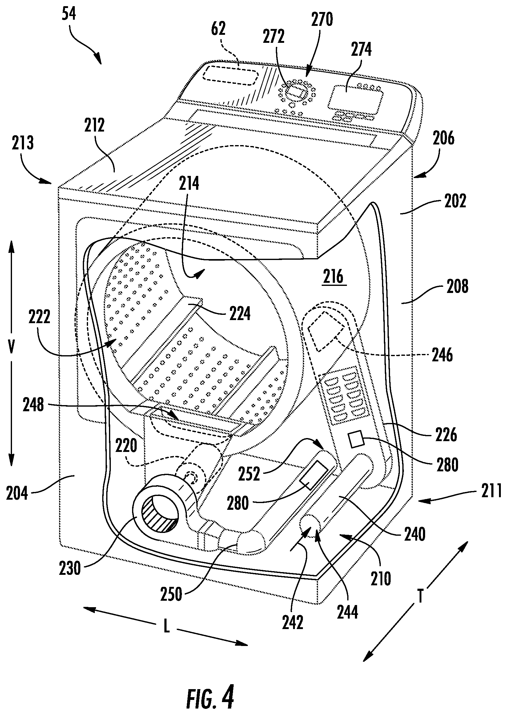 Patent US12618191 Figure 4 – Adaptive scent dispensing for dryer appliance based on input from linked washer appliance