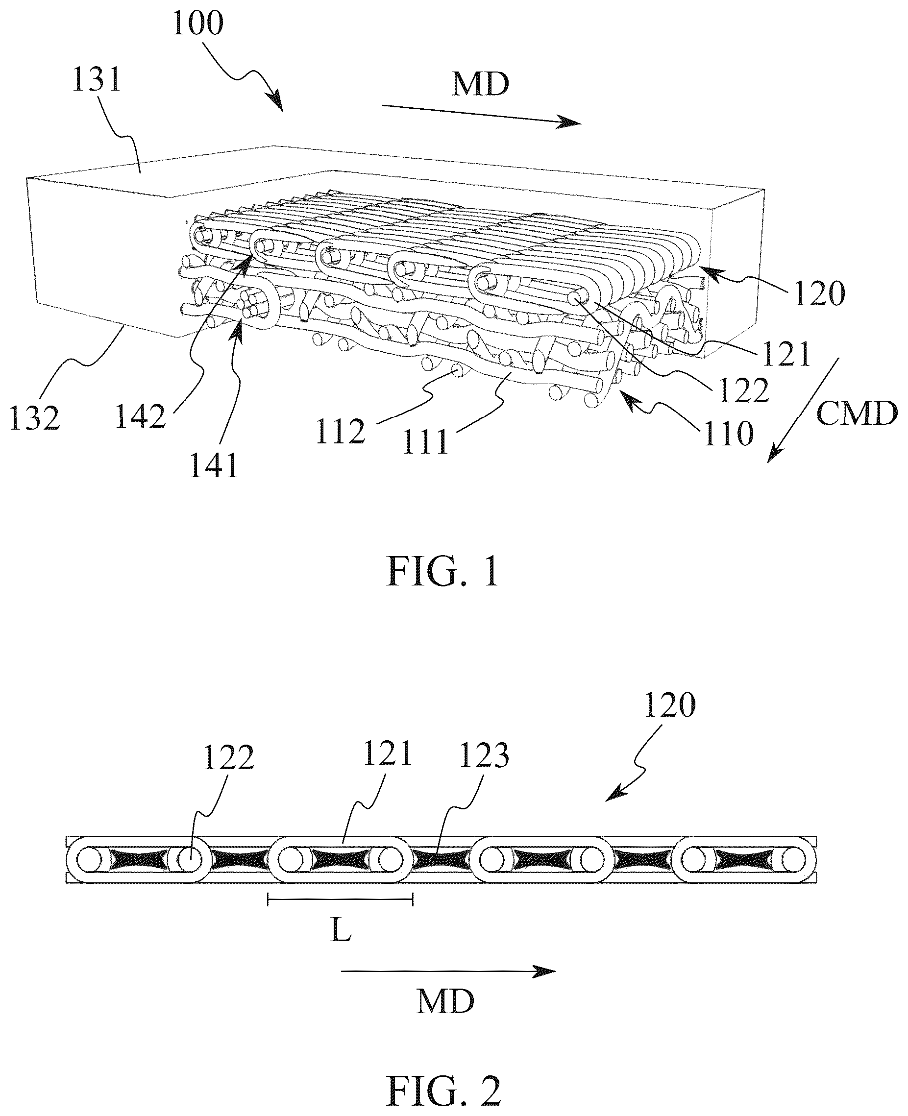 Patent US12618195 Figure 1 – Press felt