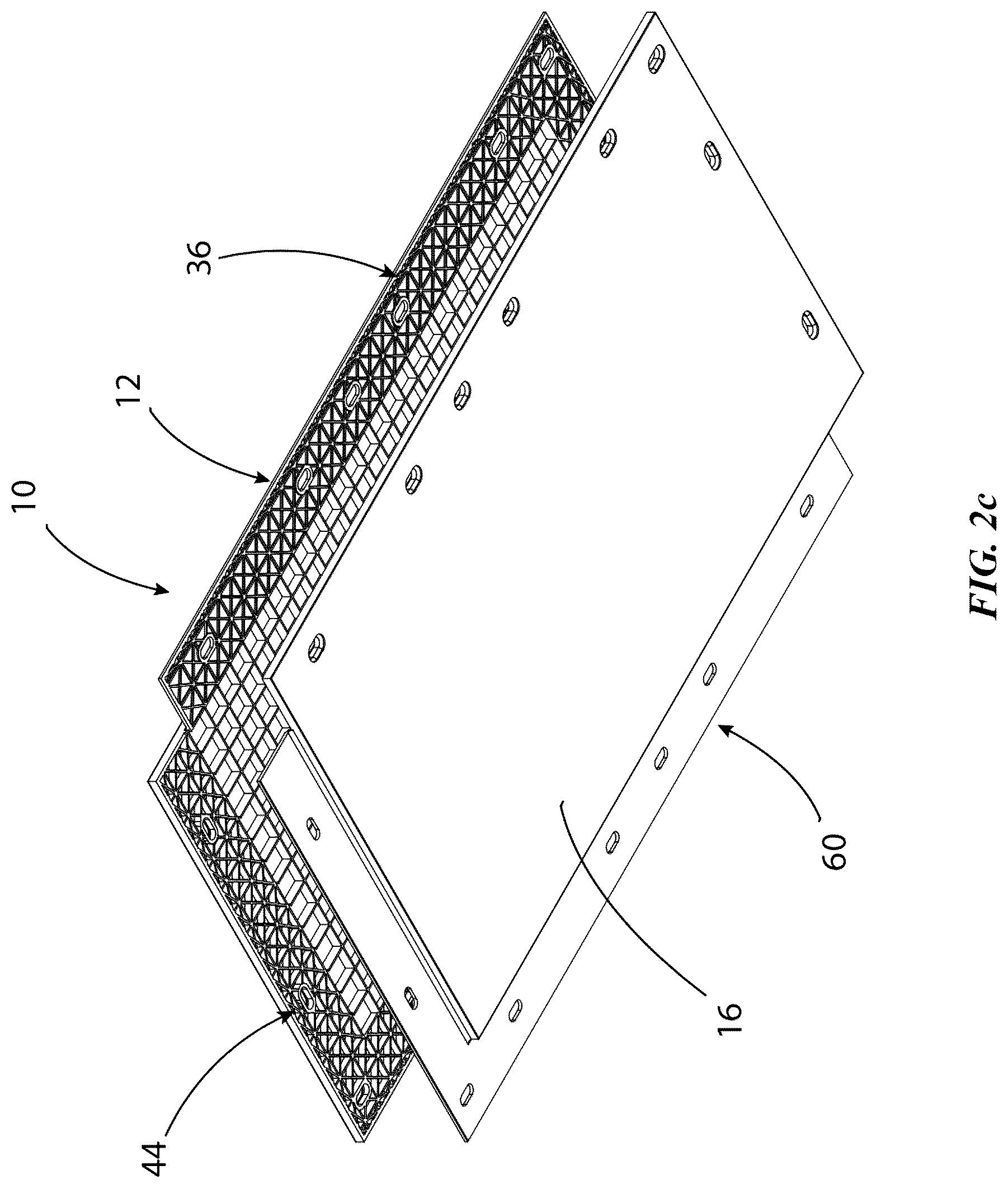 Patent US12618201 Figure 4 – Modular mat system