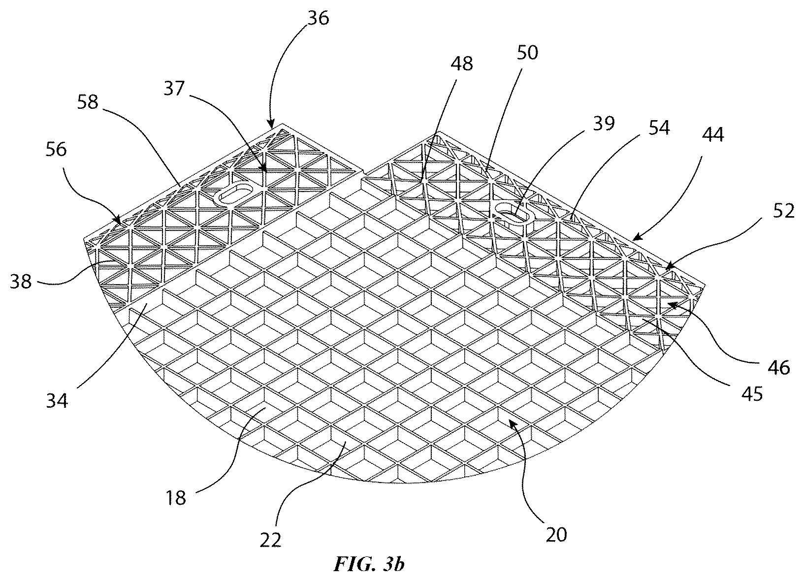 Patent US12618201 Figure 6 – Modular mat system