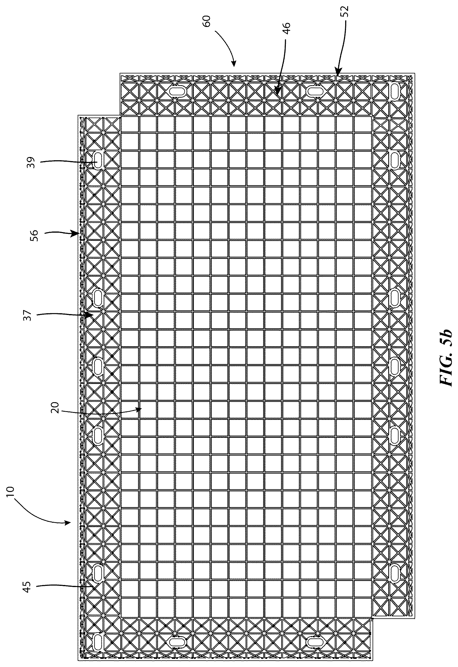 Patent US12618201 Figure 9 – Modular mat system
