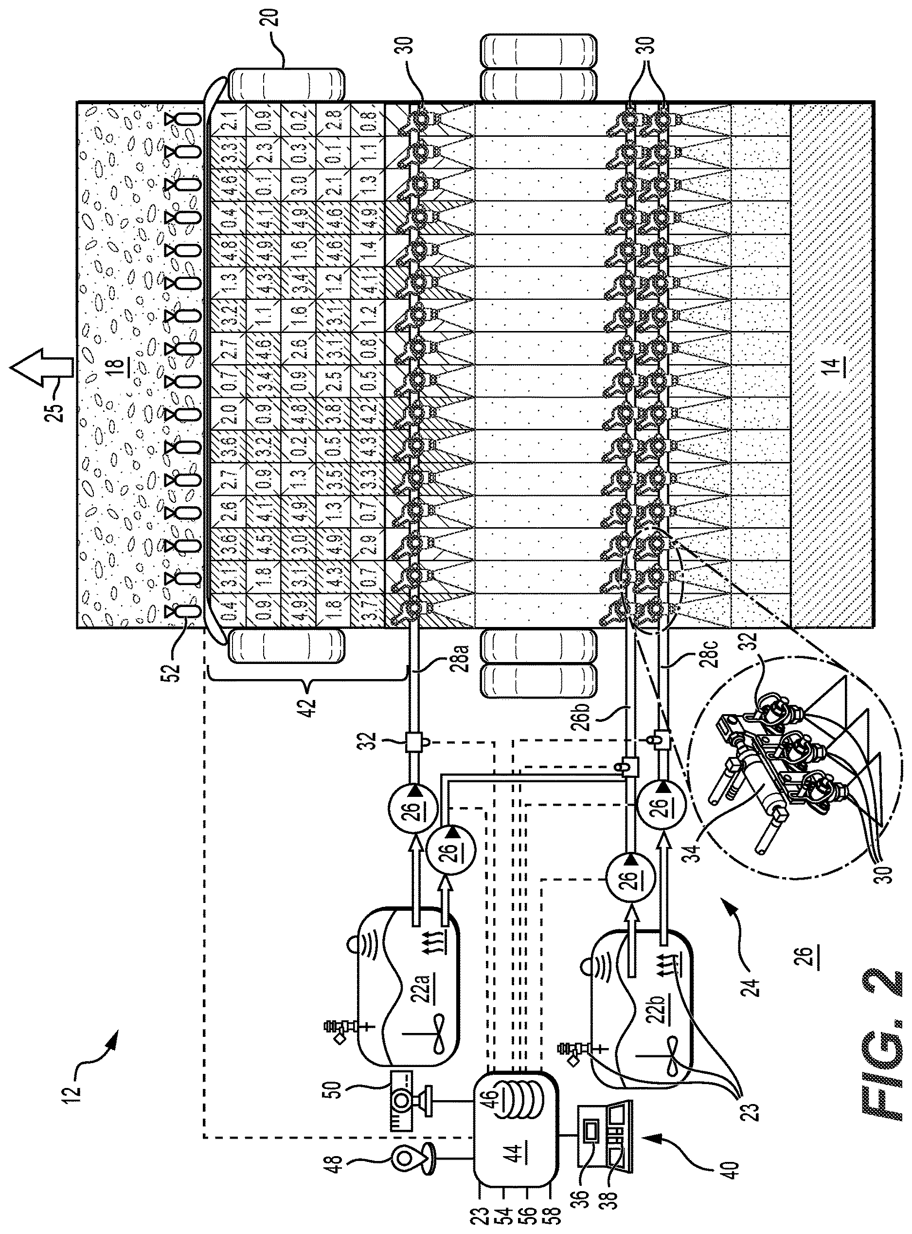 Patent US12618203 Figure 2 – Machine, system and method for road construction