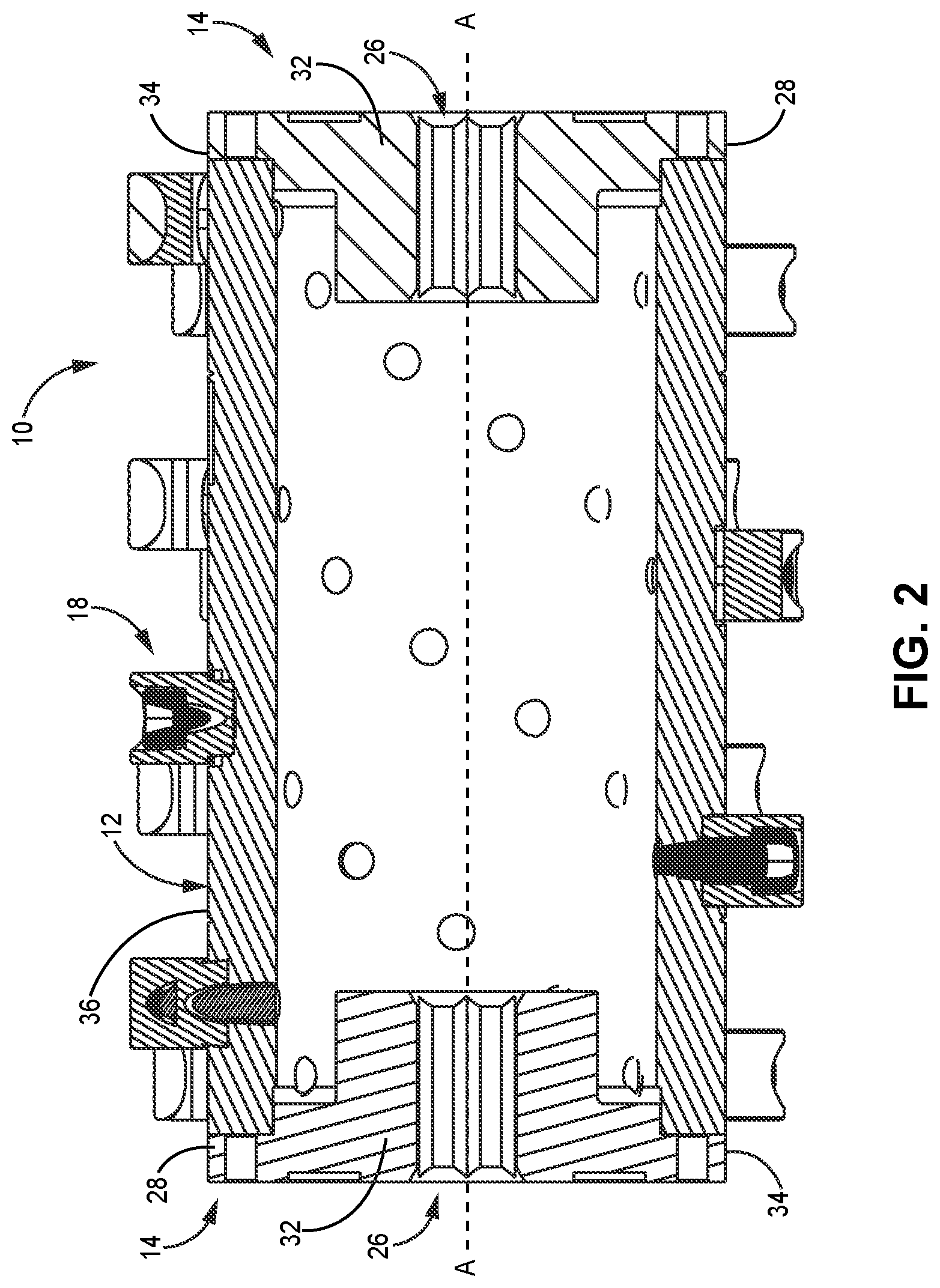 Patent US12618205 Figure 3 – Pavement grinding drum having modular bit mountings