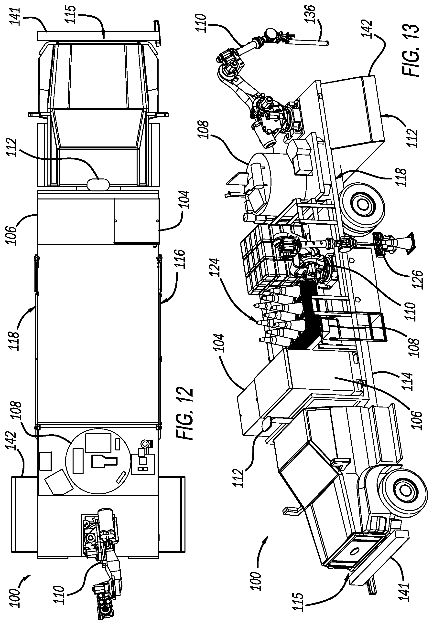 Patent US12618206 Figure 7 – Robotic maintenance vehicle and modules