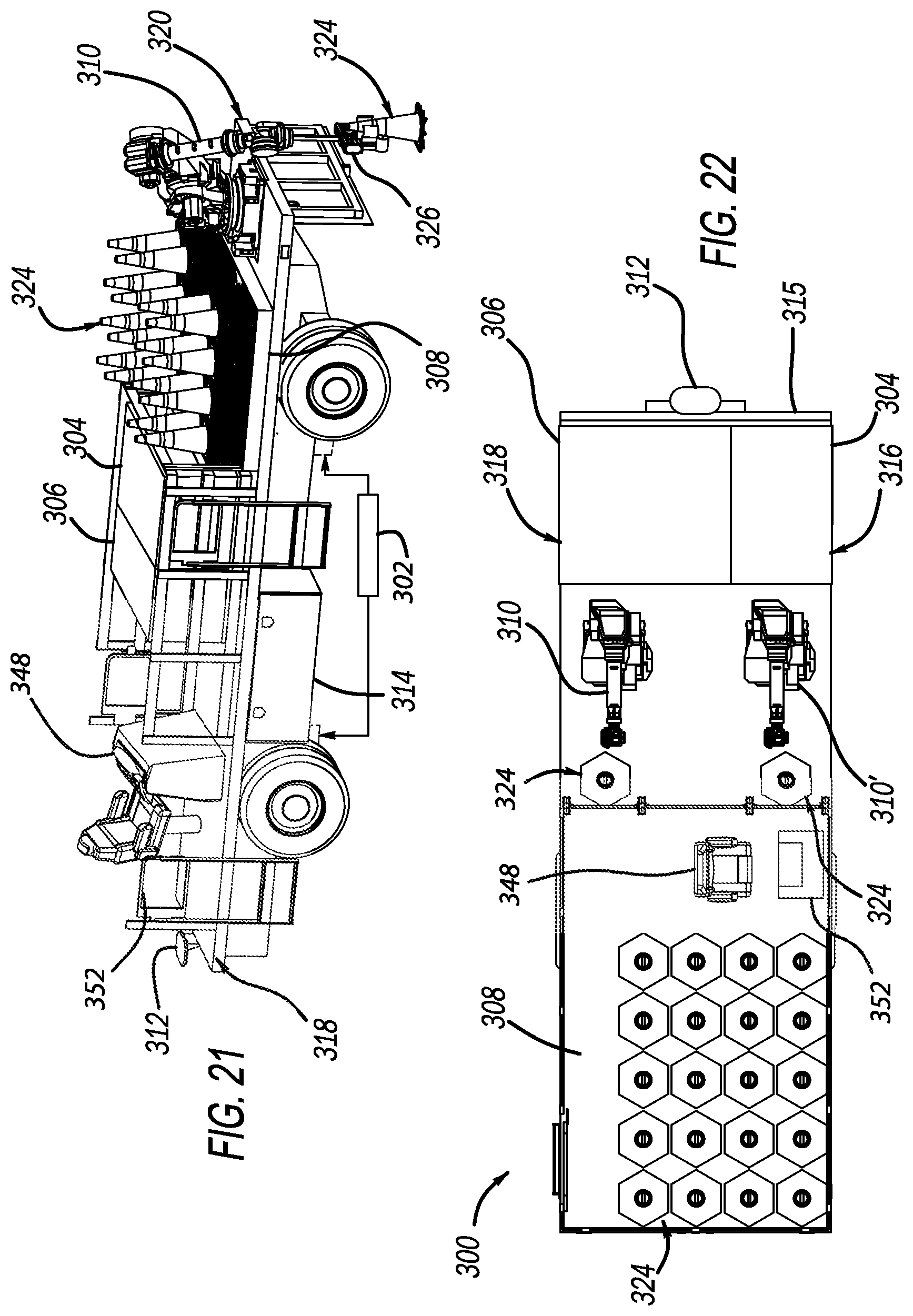 Patent US12618206 Figure 13 – Robotic maintenance vehicle and modules