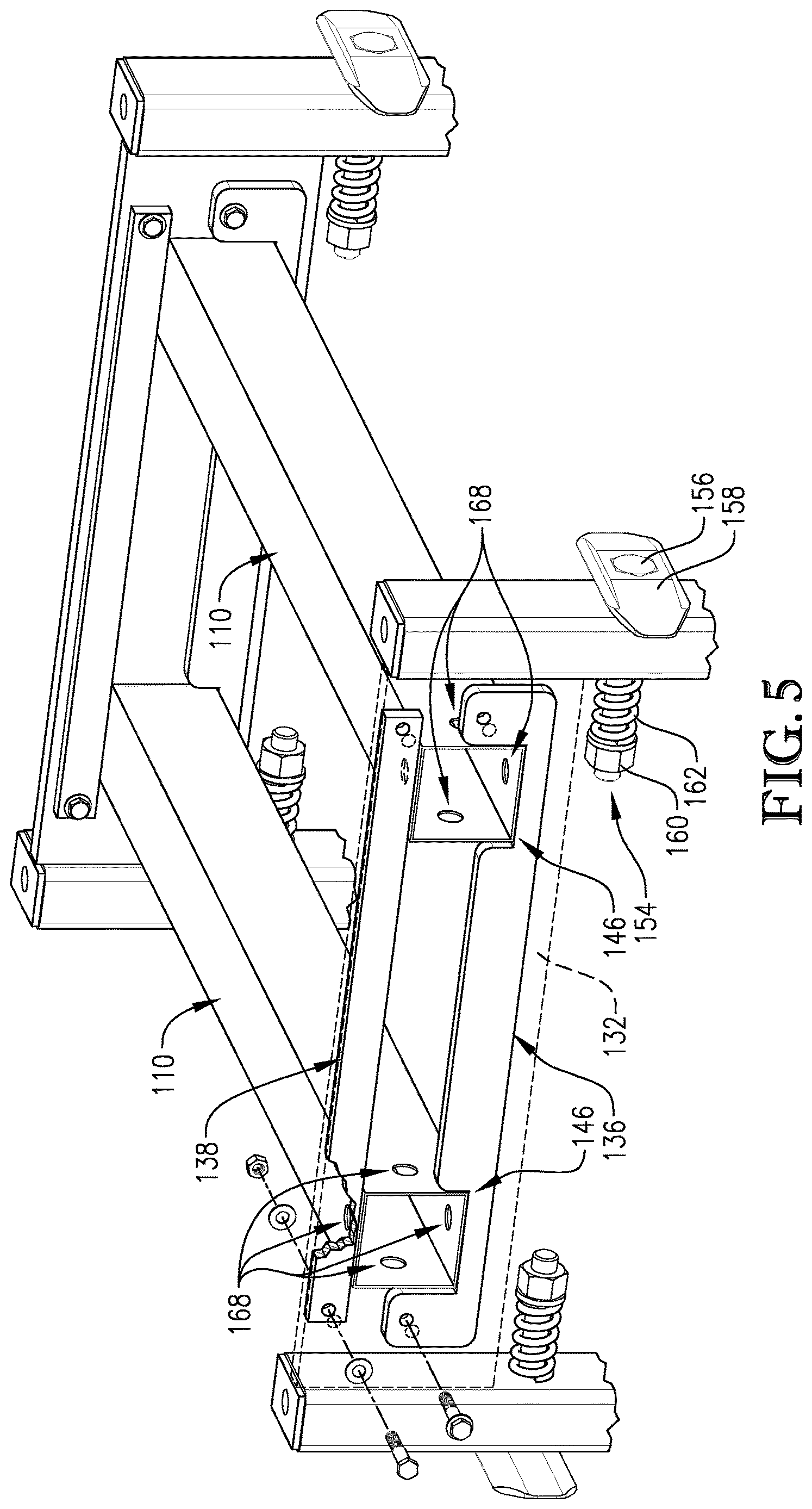 Patent US12618208 Figure 4 – Restorable crash cushion apparatus