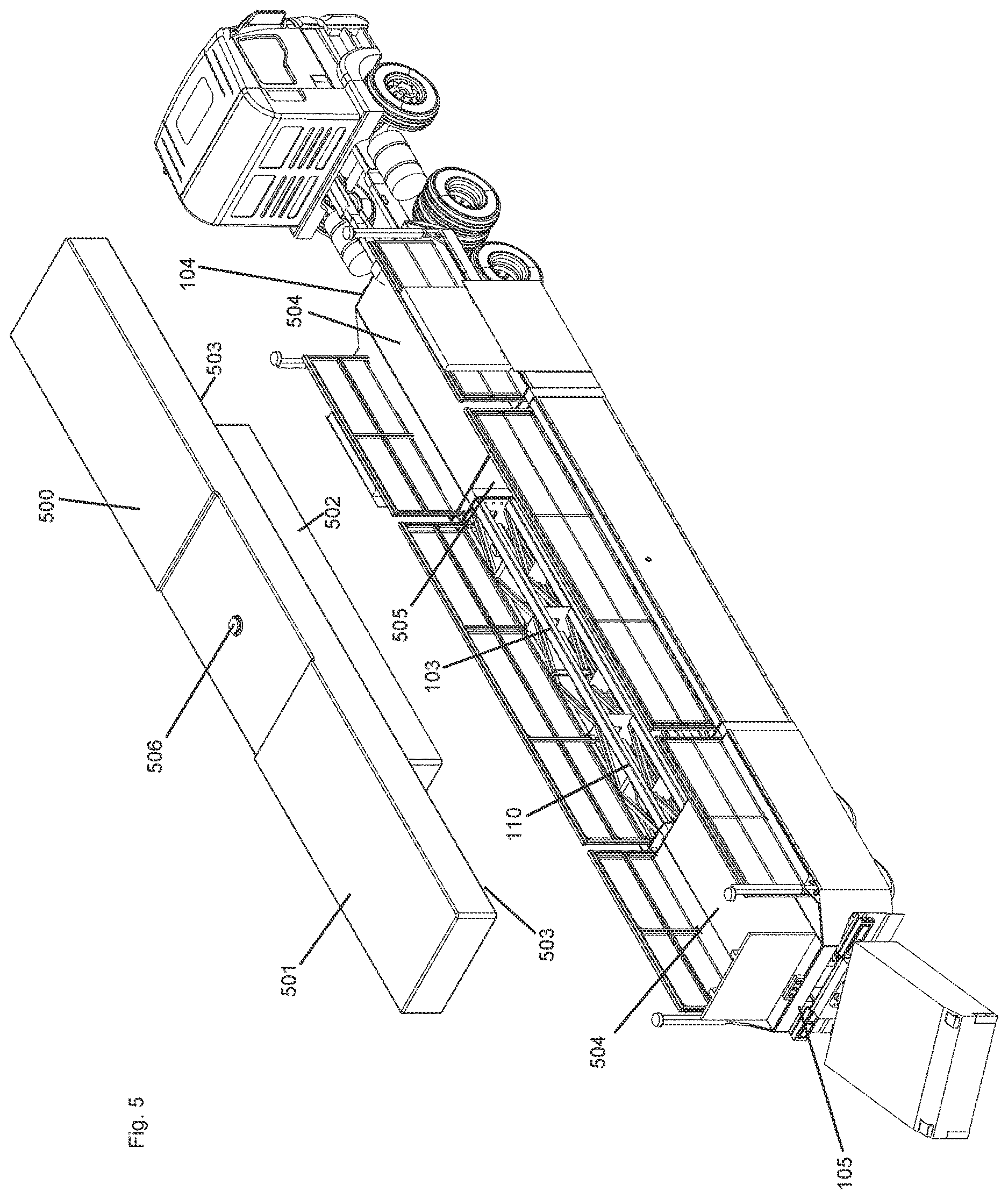 Patent US12618209 Figure 5 – Emergency response barrier