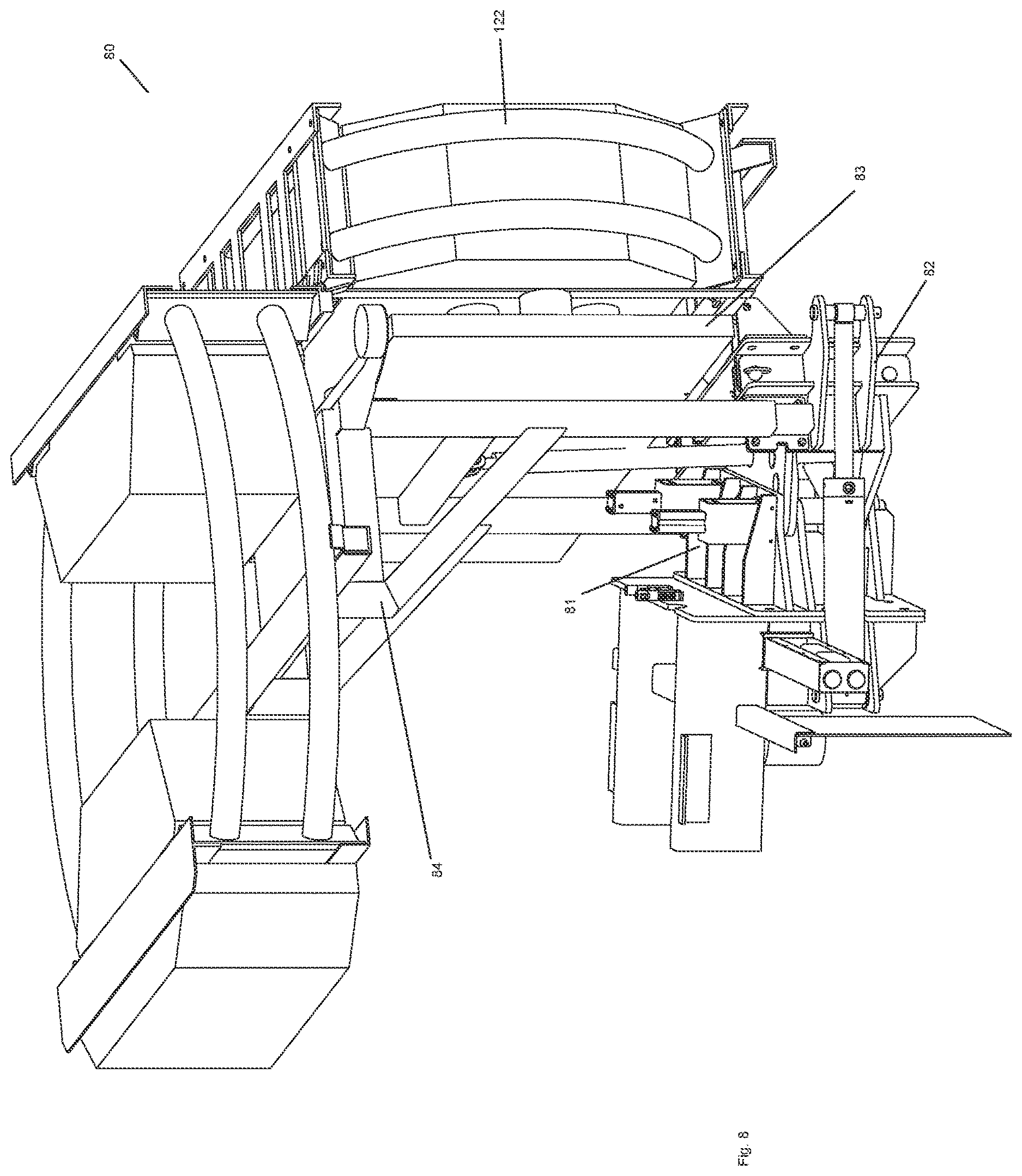 Patent US12618209 Figure 8 – Emergency response barrier