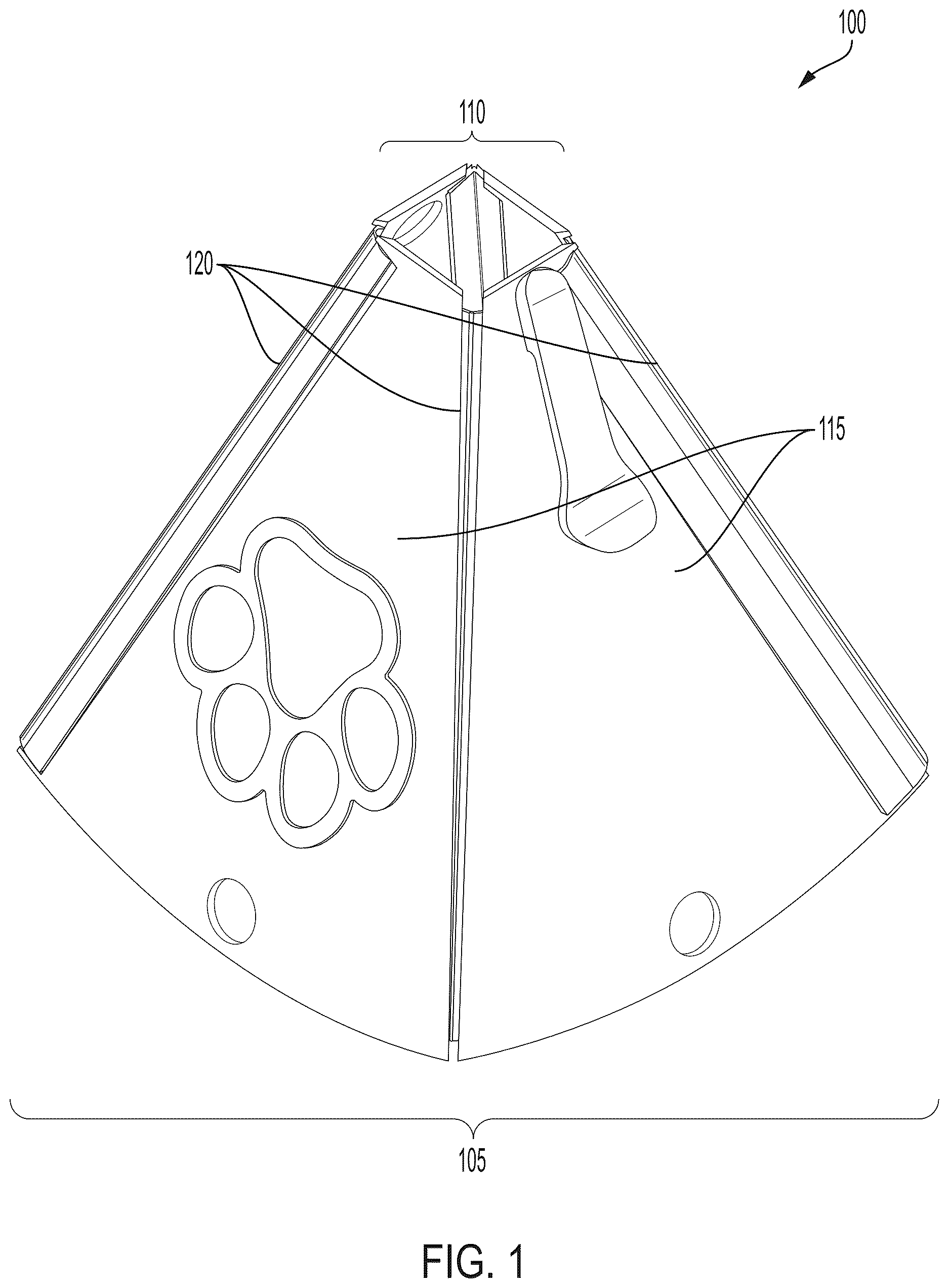 Patent US12618211 Figure 1 – Apparatus for collection and removal of animal waste