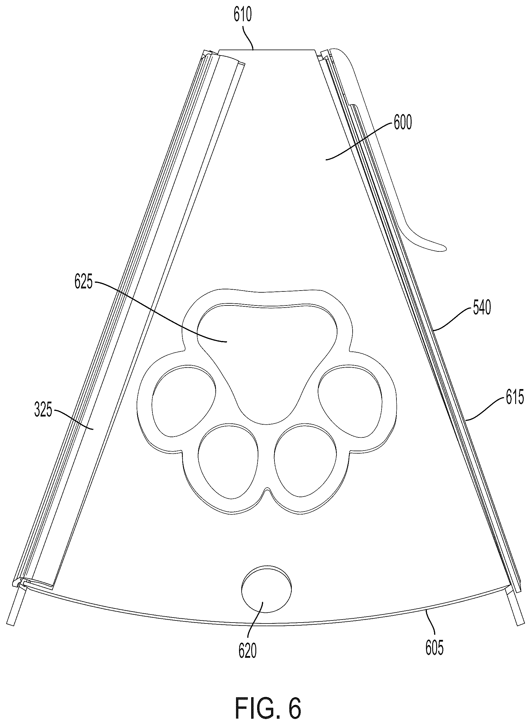Patent US12618211 Figure 6 – Apparatus for collection and removal of animal waste